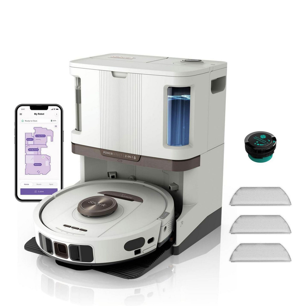 PowerDetect NeverTouch Pro 2-in-1 Self-Empty, Self-Refill & Self-Clean Robot Vacuum & Mop