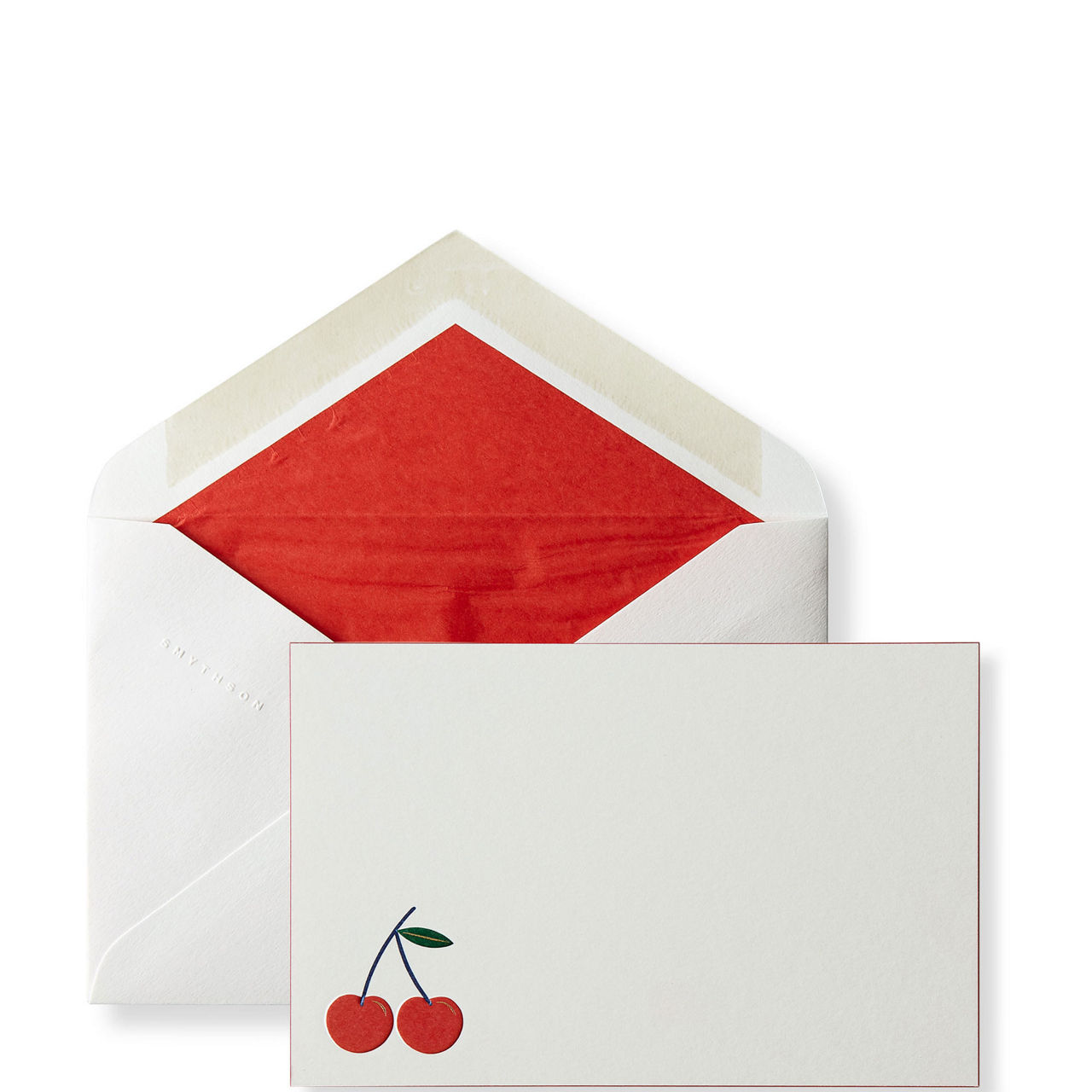 Cherry Motif Correspondence Cards Set of 10