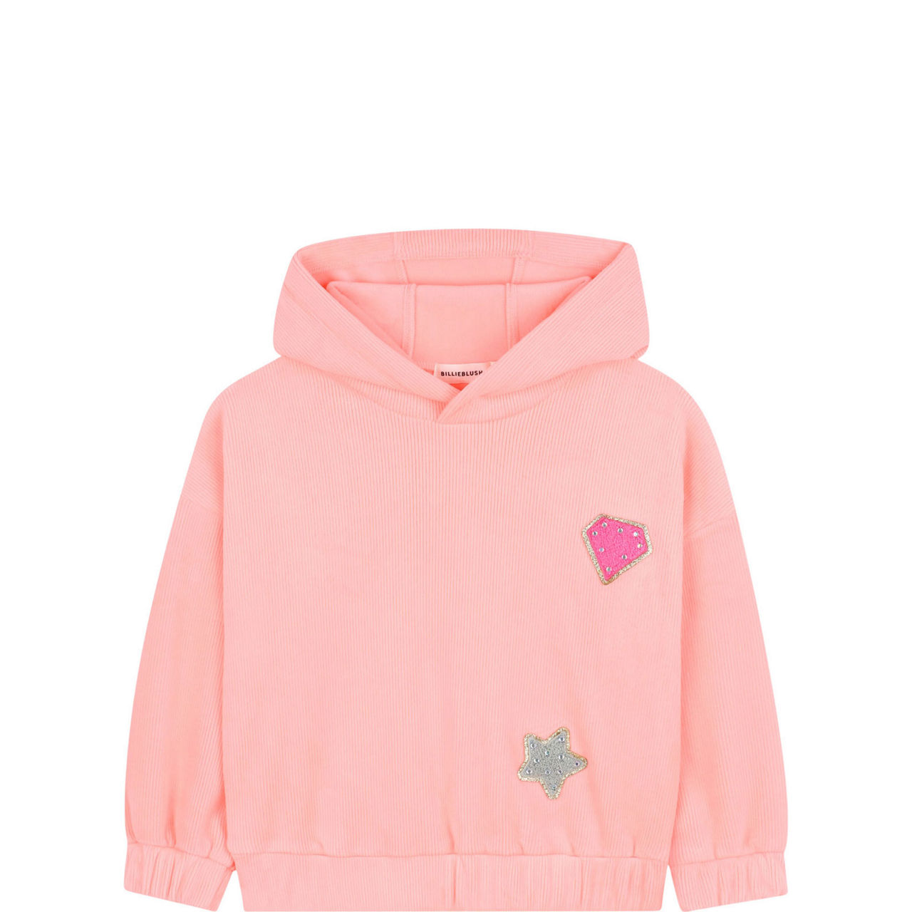 Embroidered Star Corduroy Hoodie