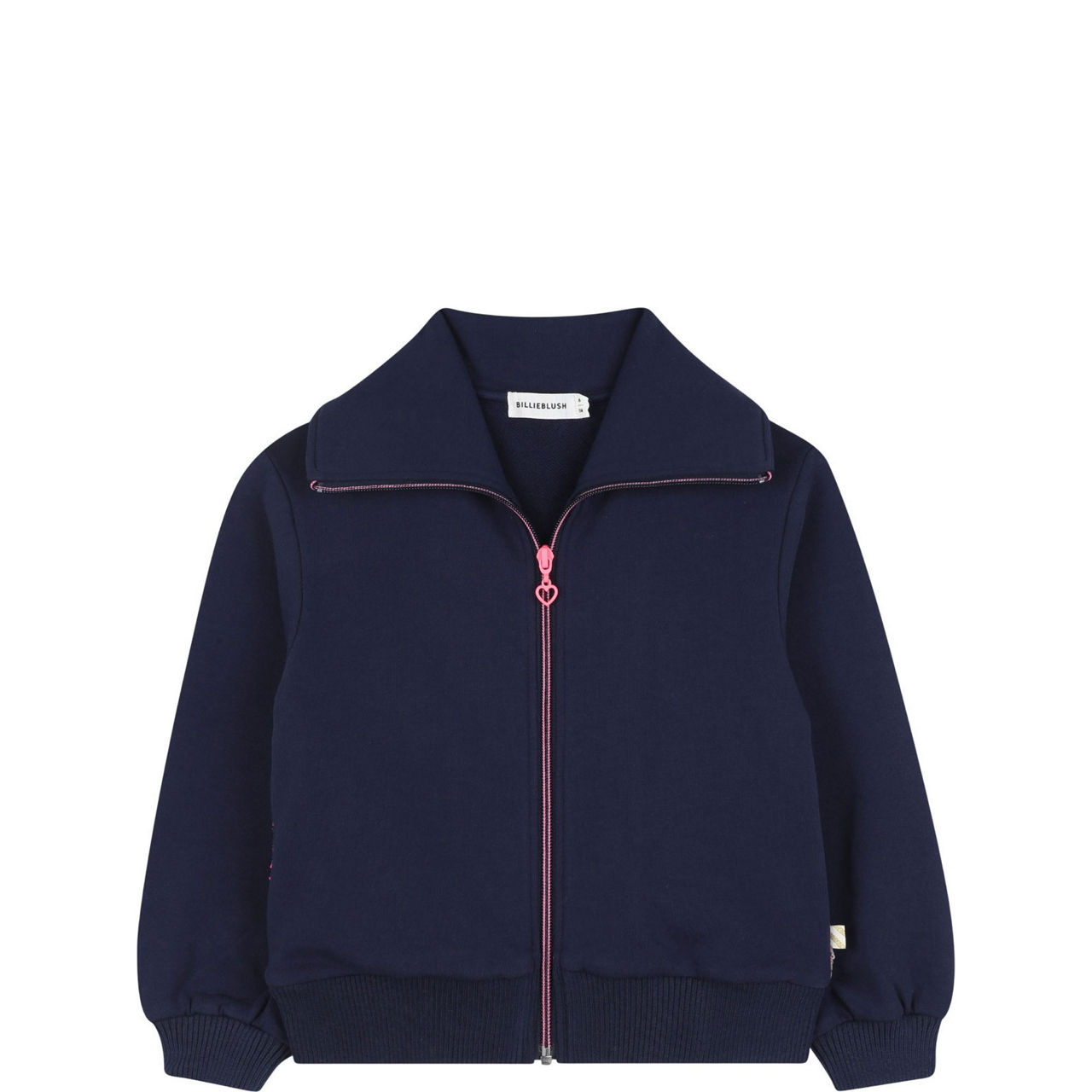 Sequin Back Zip-Up Sweatshirt