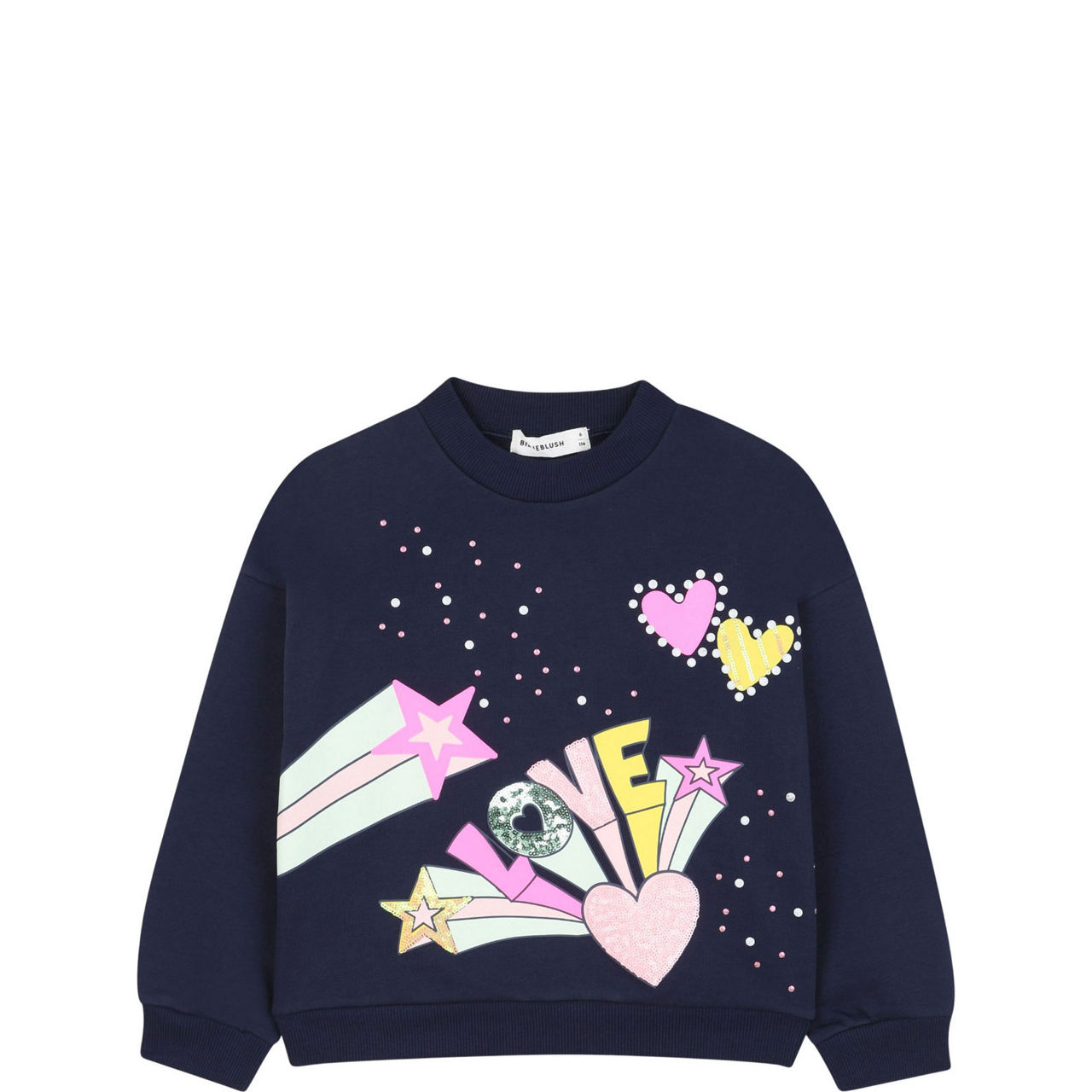 Love Printed Sequin Sweatshirt
