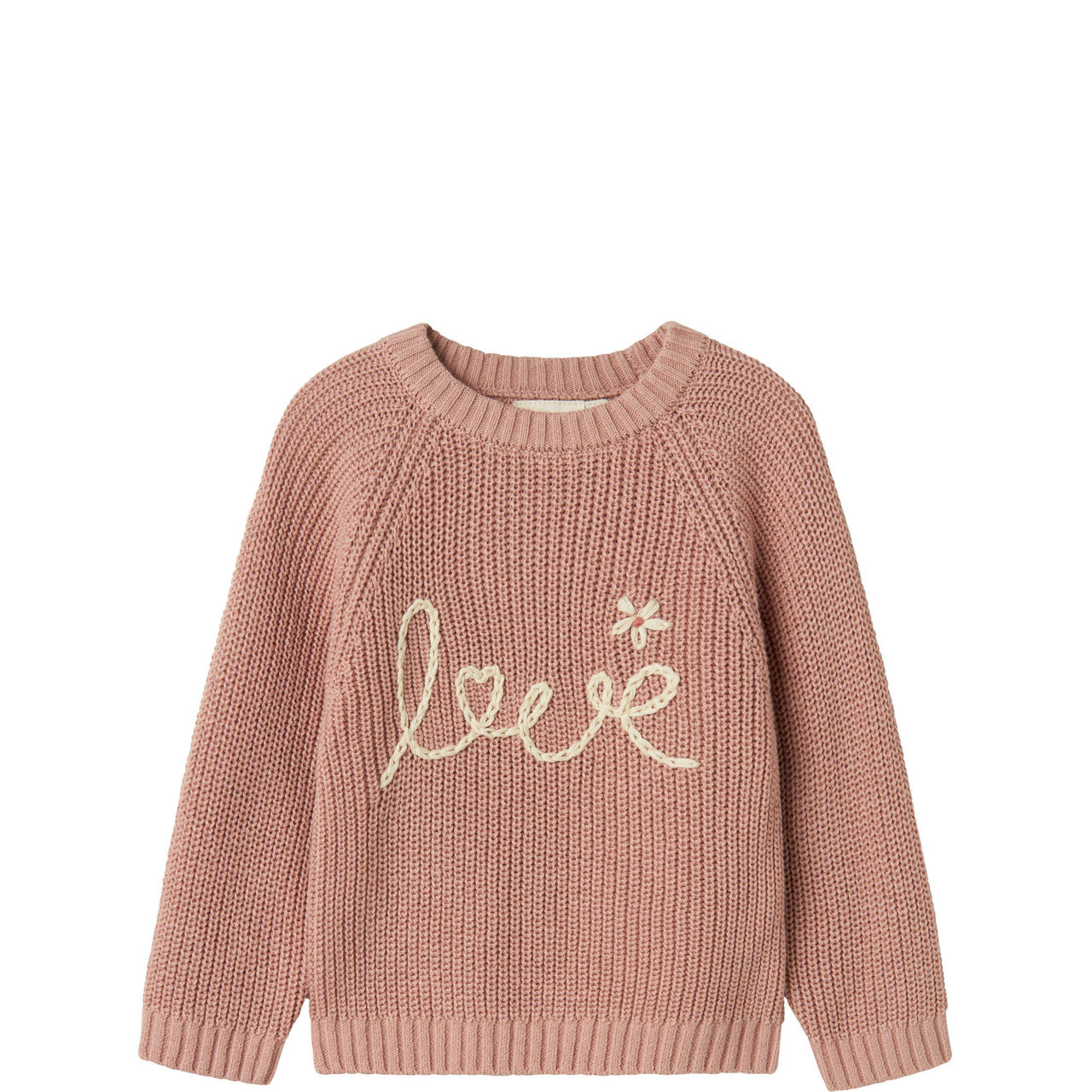 Love Ribbed Knit Sweater