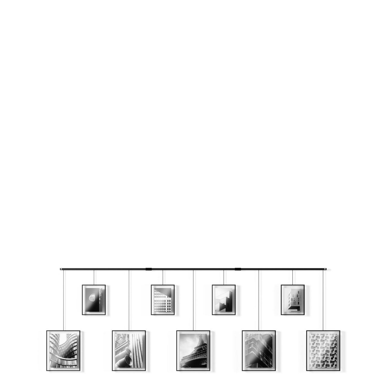 Exhibit Gallery Frames Set of Nine