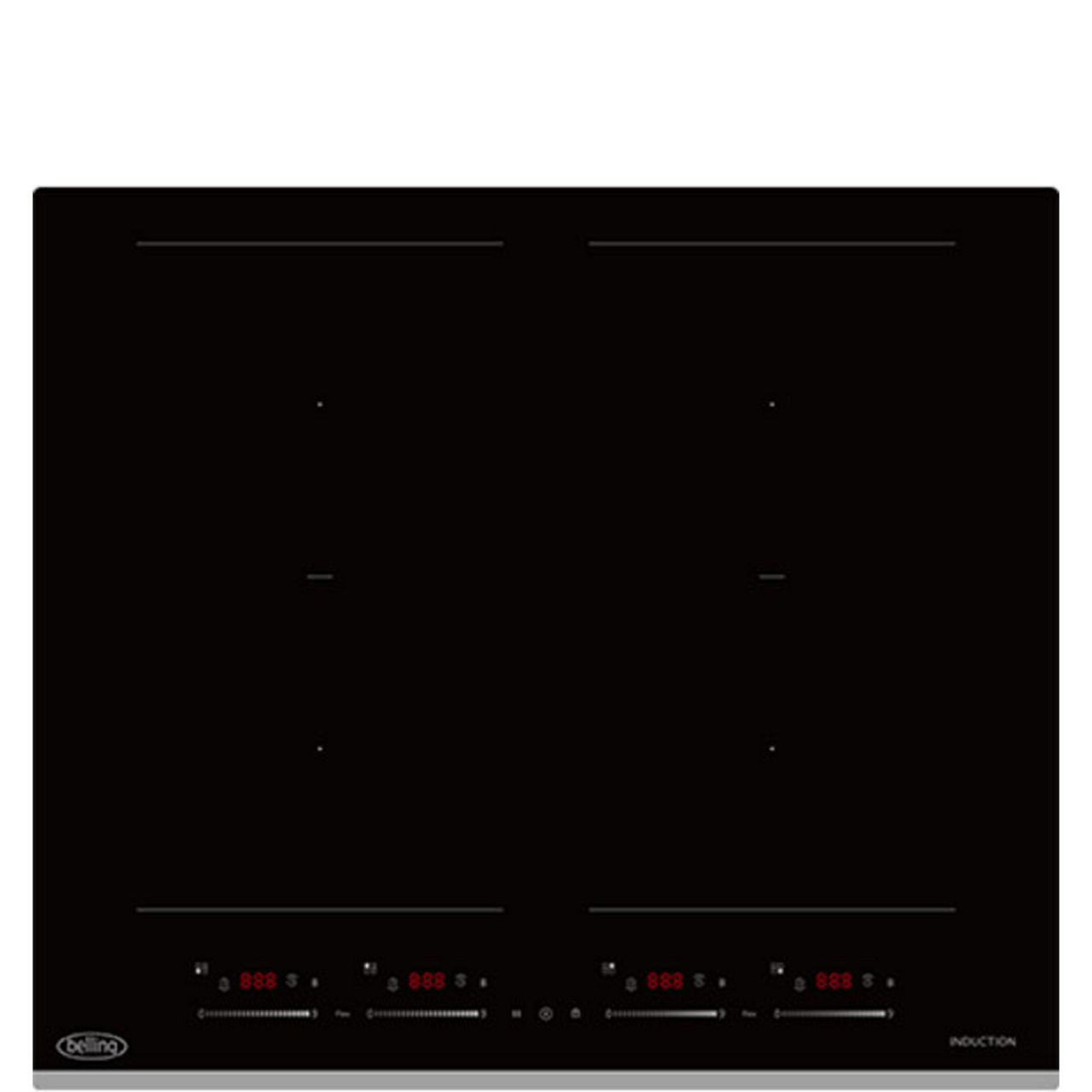 60cm Flexi Induction Hob Black