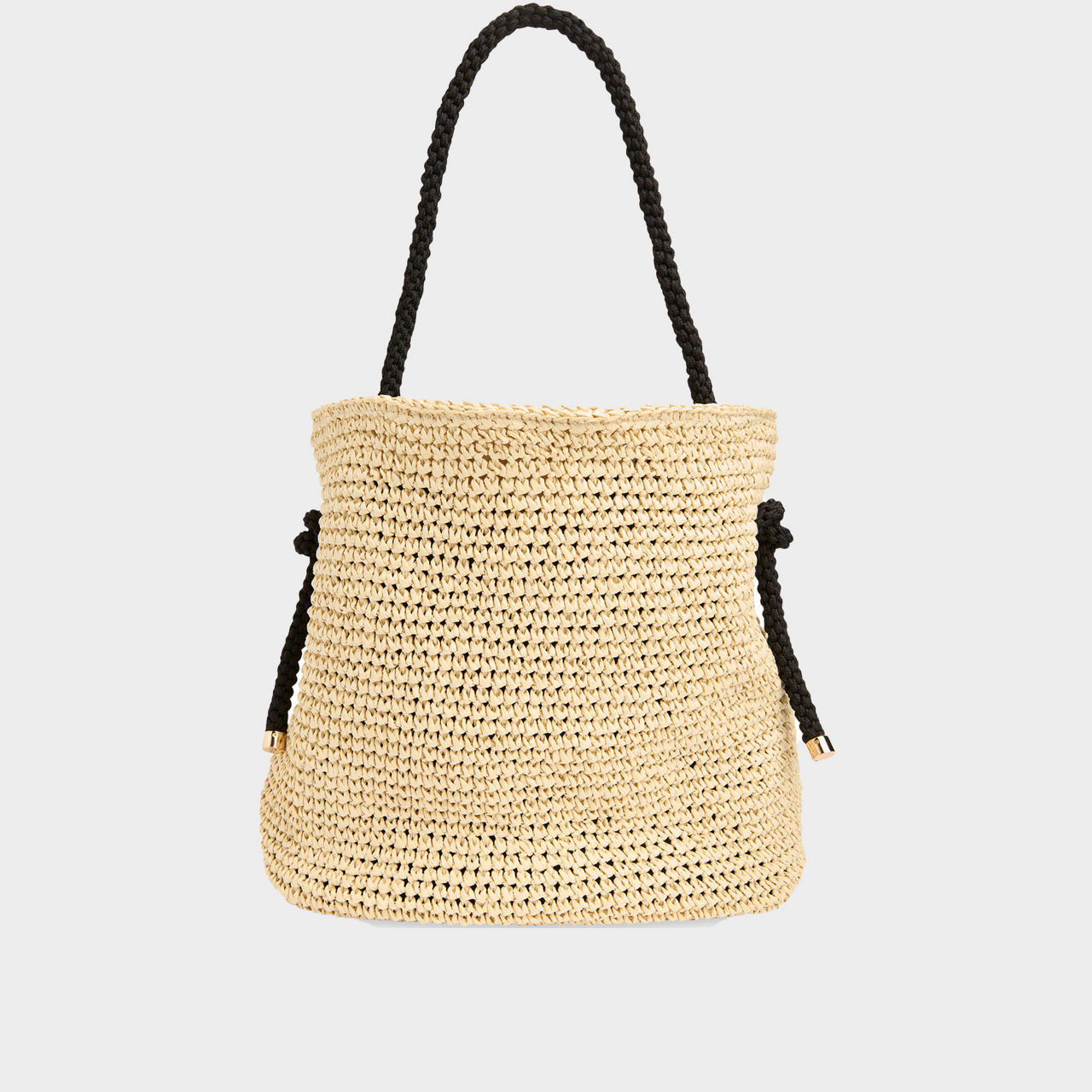 Attie Rope Handle Straw Tote