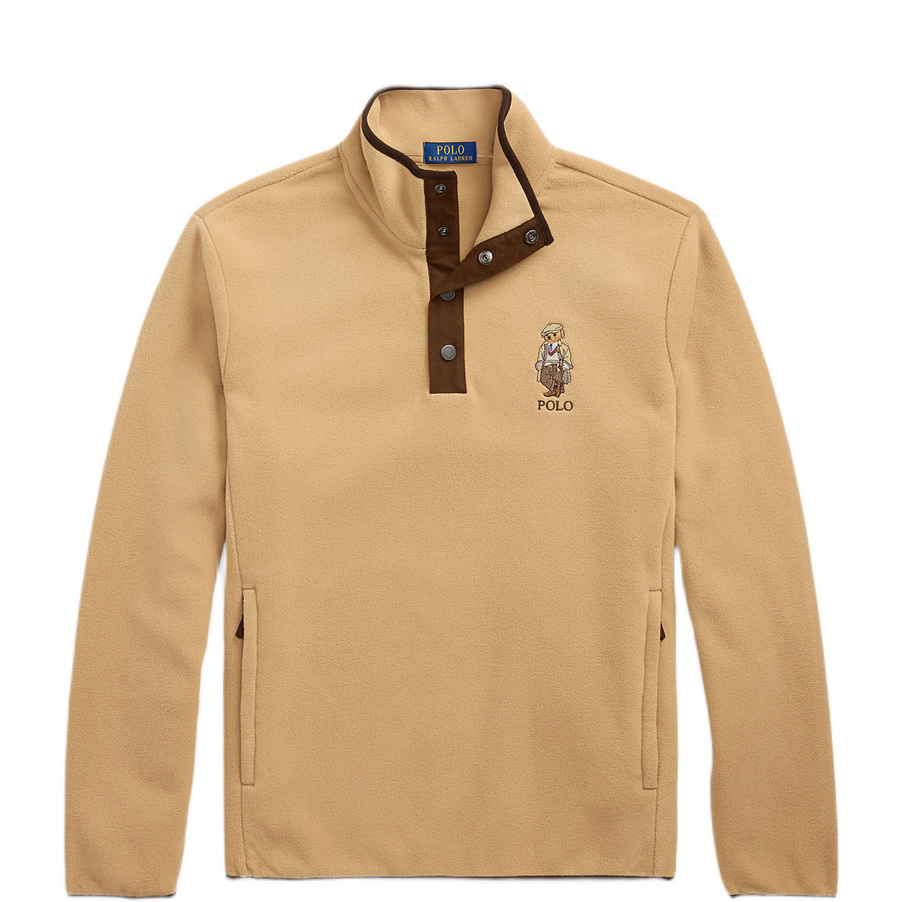 Bear Logo Half-Button Sweatshirt