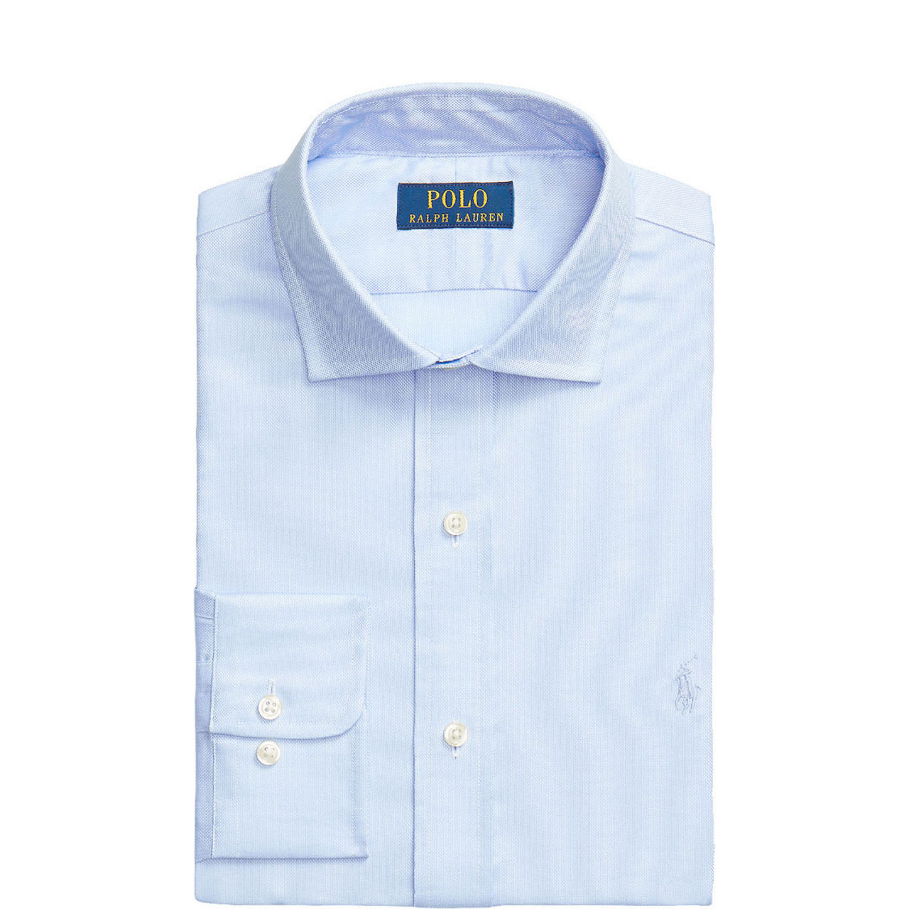 Pony Logo Custom Fit Textured Shirt