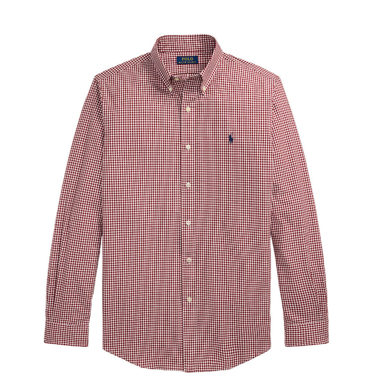 Gingham Check Stretch Shirt