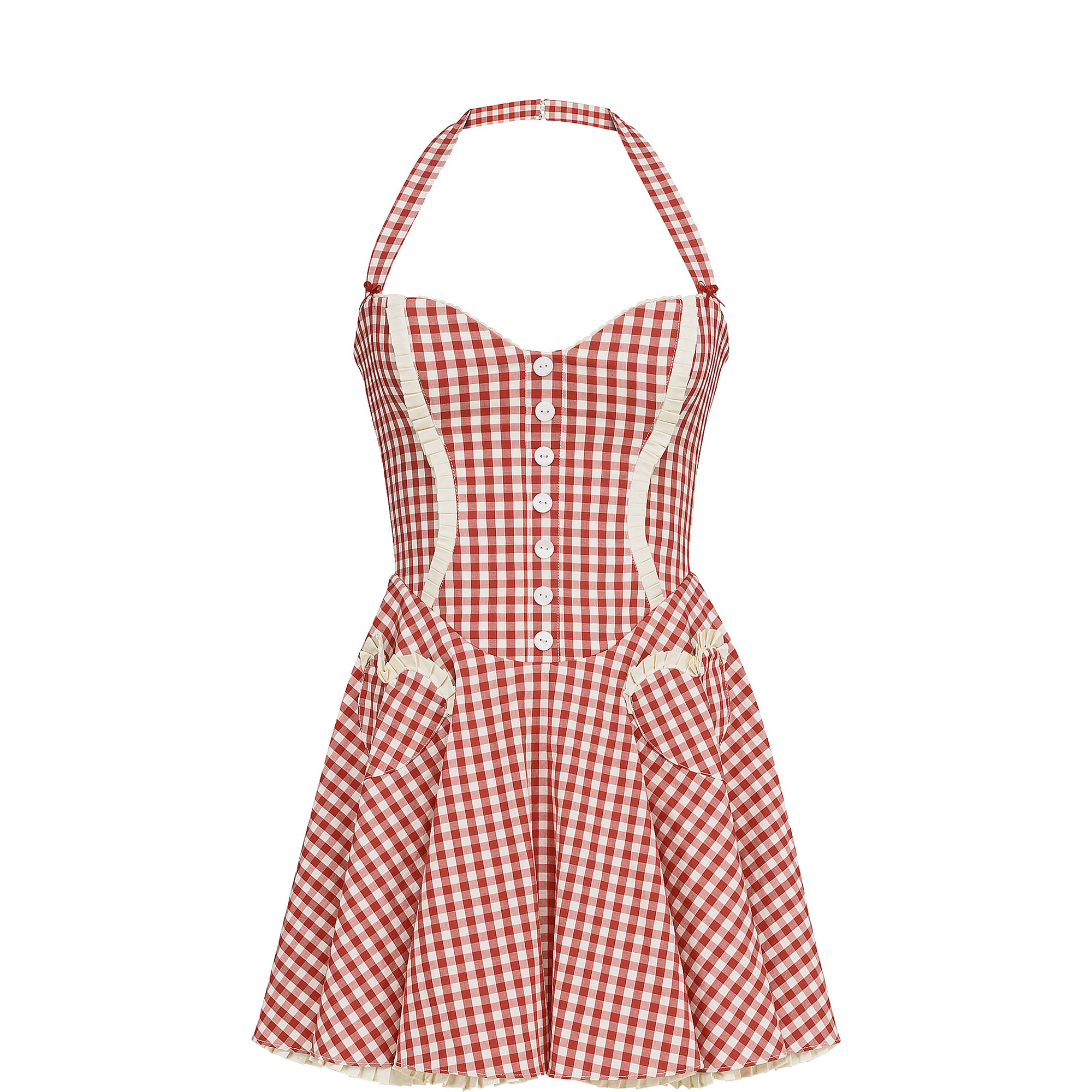 Heidi Gingham Mini Dress