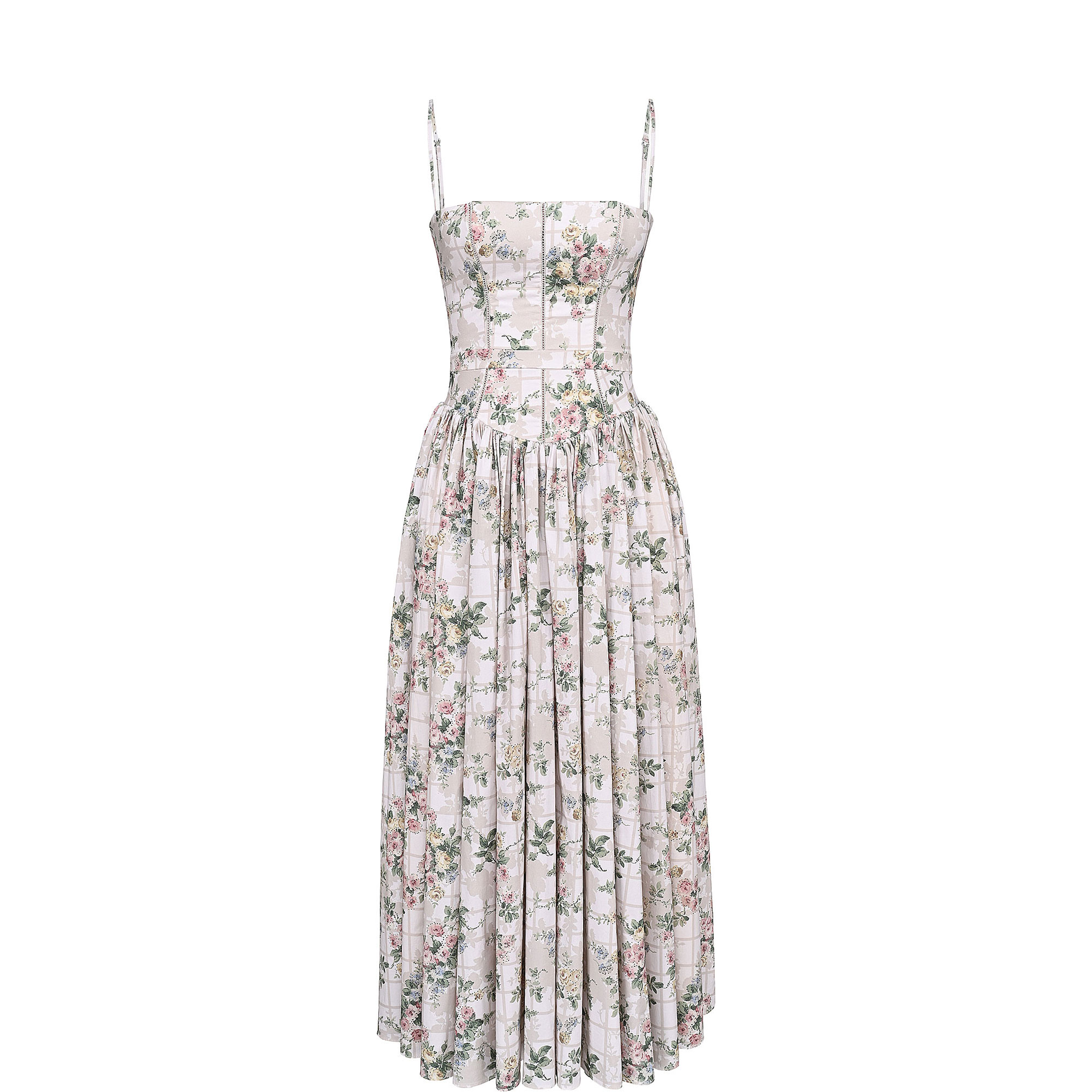 Ysabella Floral Flared Sundress