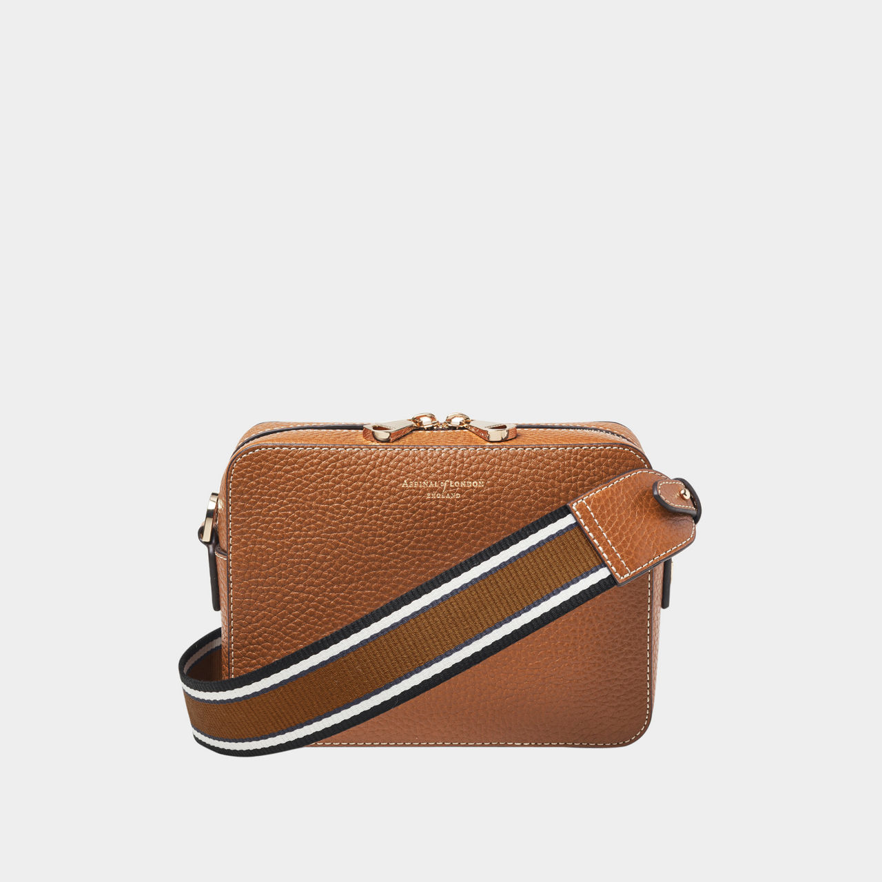 Camera Leather Crossbody Bag