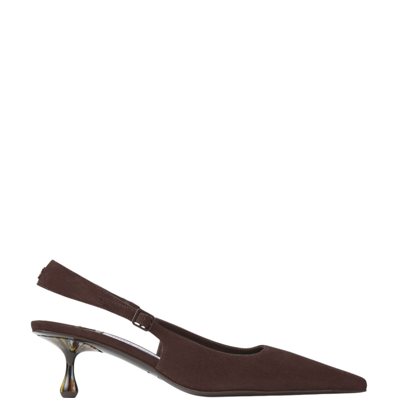 Amel 50 Suede Slingback Pumps