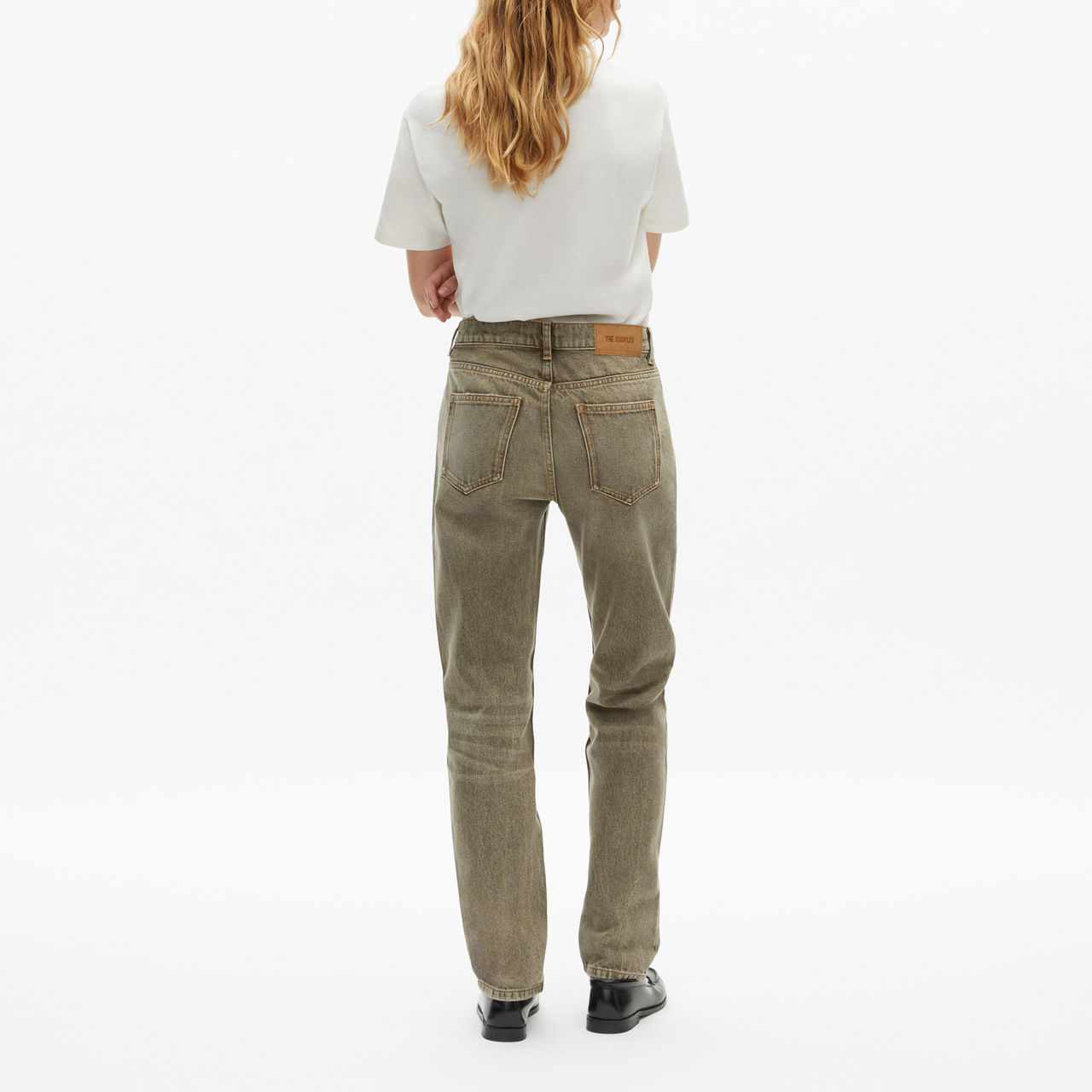Mid-Rise Faded Slim Leg Jeans Mid-Rise Faded Slim Leg Jeans