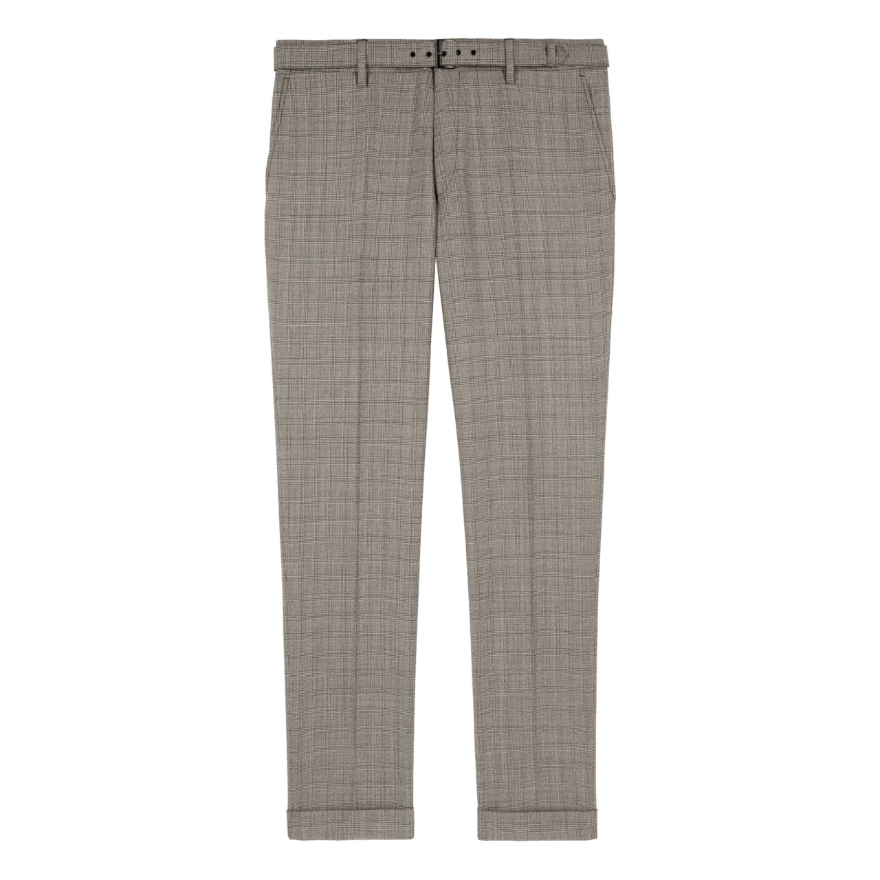 Prince Of Wales Check Print Trousers Prince Of Wales Check Print Trousers
