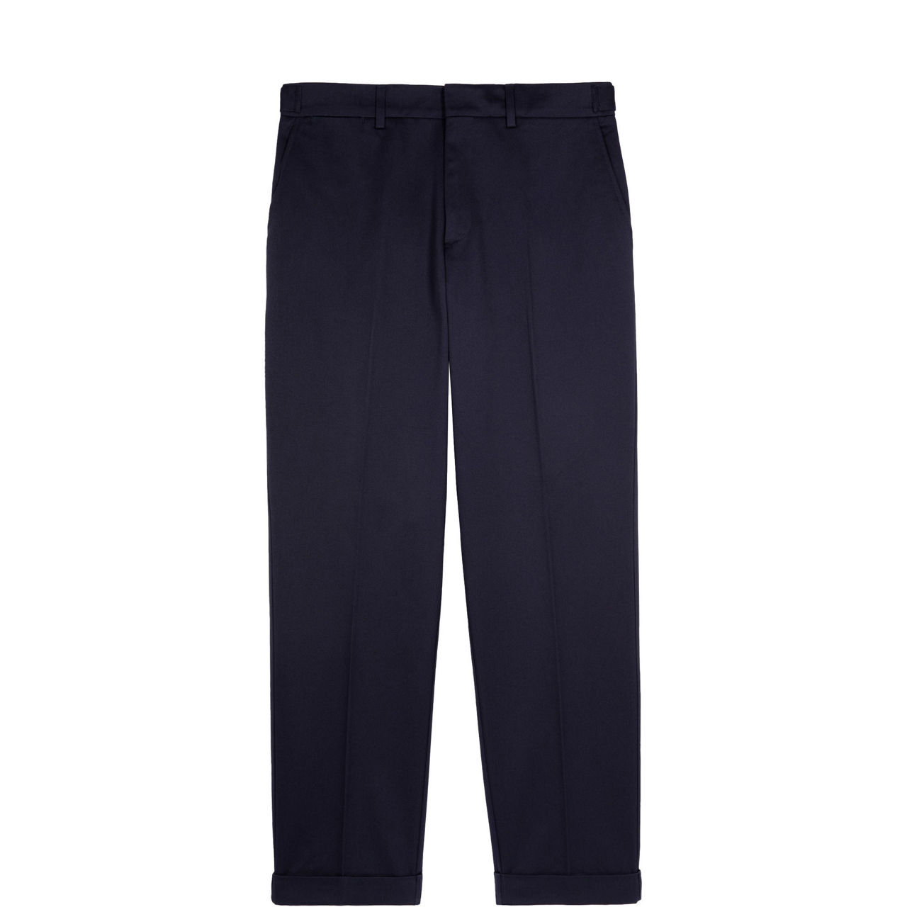 Mid-Rise Straight Leg Formal Trousers