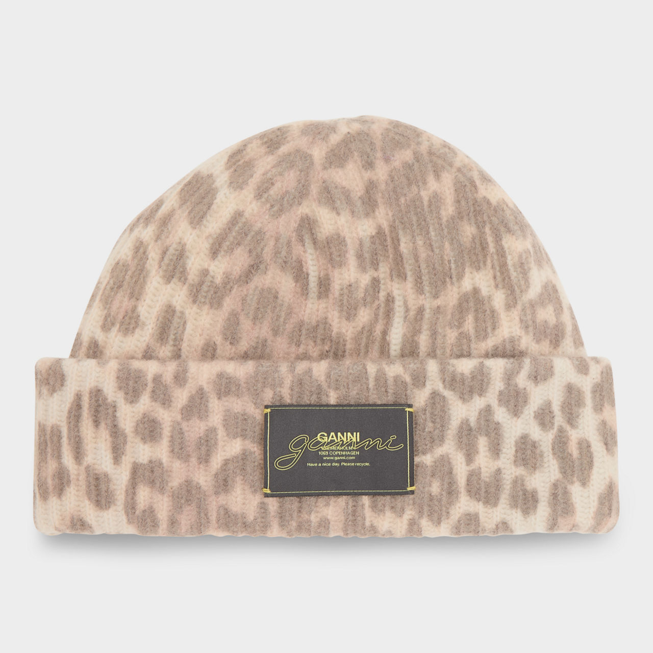 【関税＆送料込み】Ganni Graphic Leopard Beanie 関税＆送料込み】Ganni Graphic Leopard Beanie GANNI Graphic