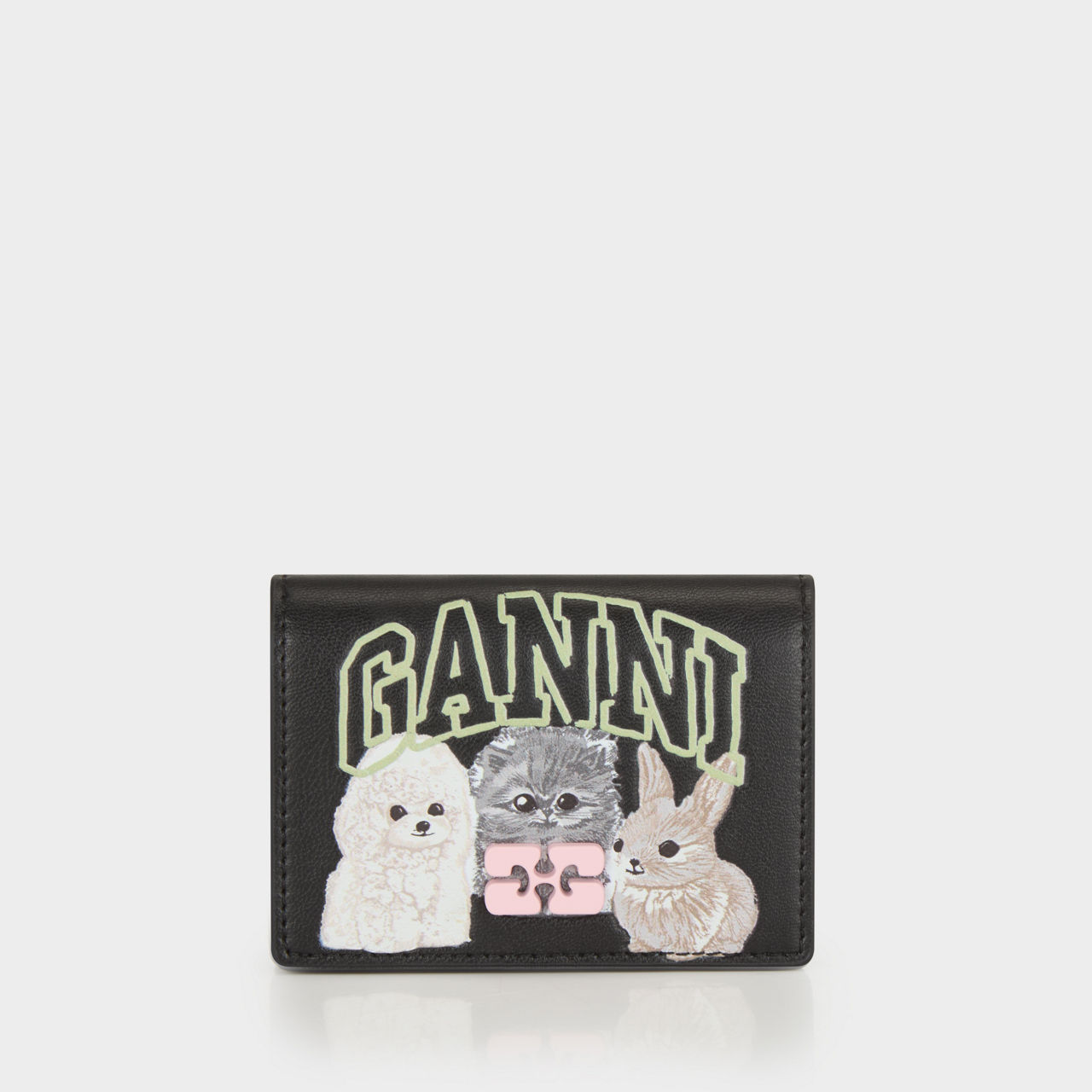 Animal Logo Flap Cardholder