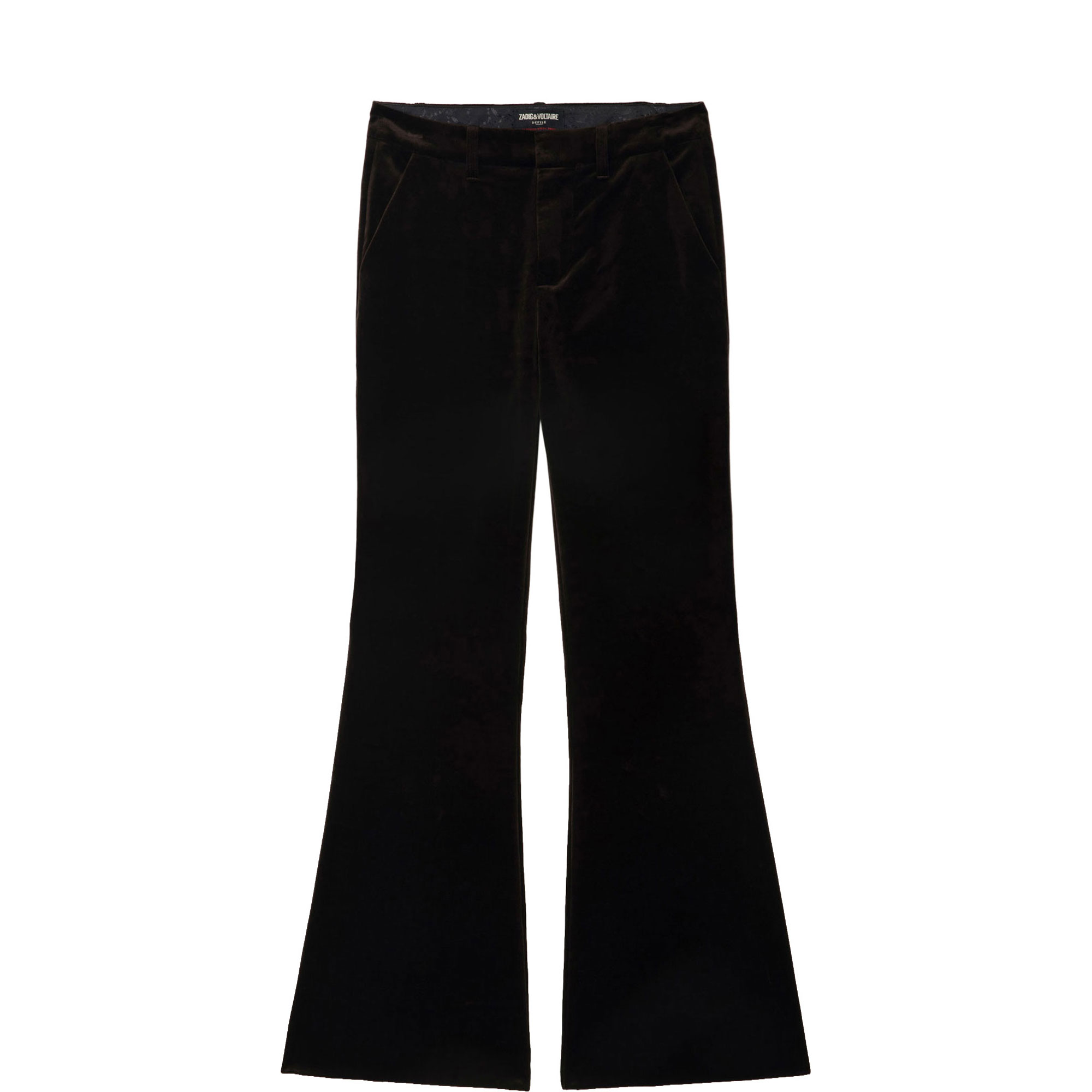 Prevy Velour Flared Trousers