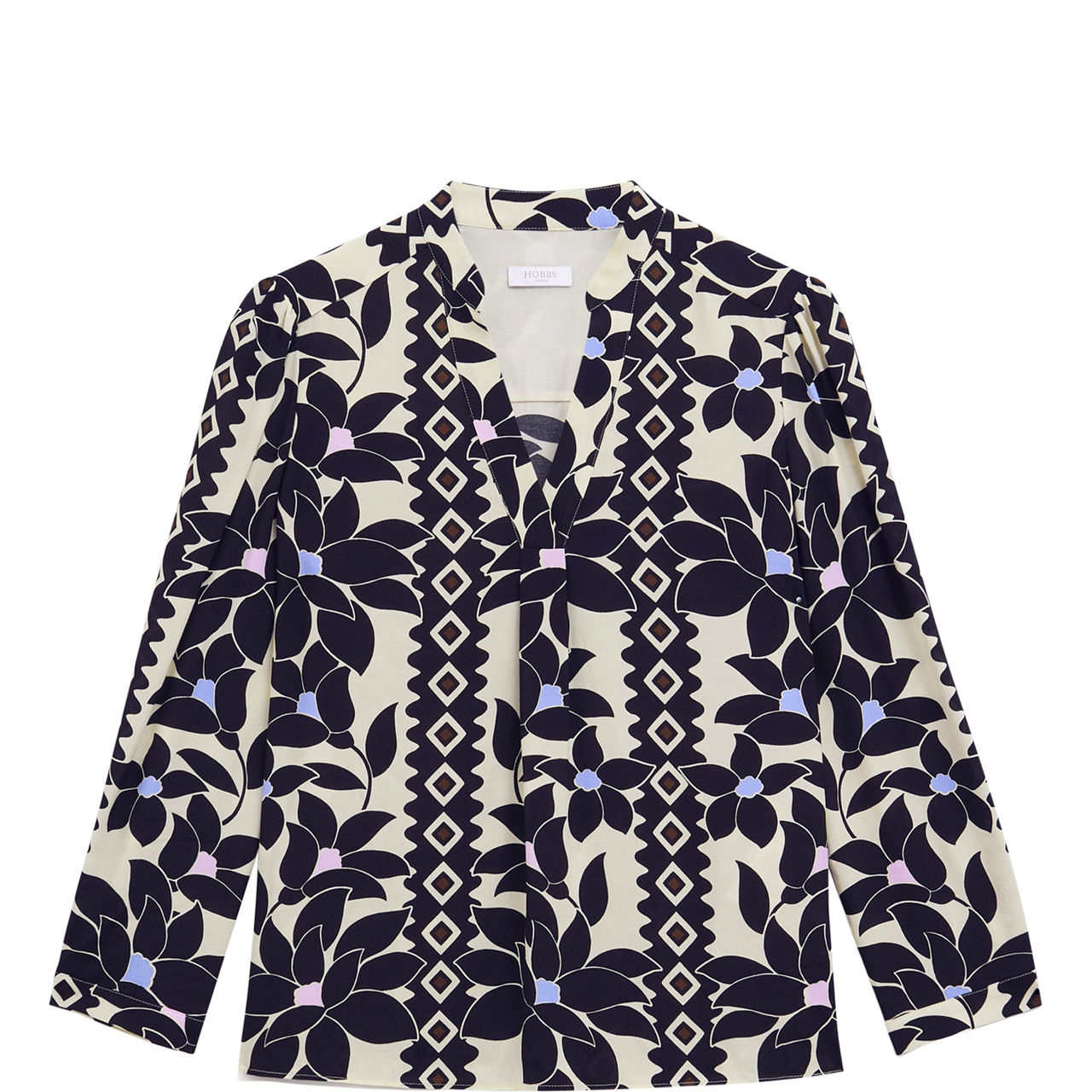 Jilly Abstract Floral Blouse