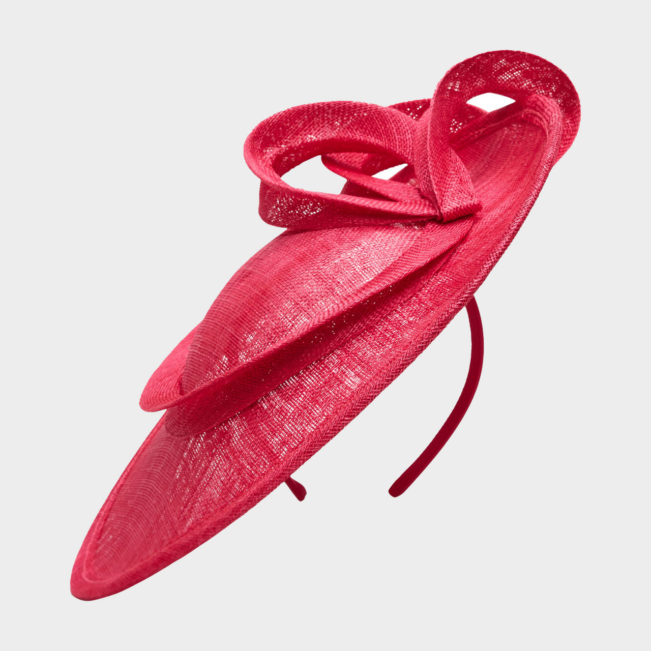 Pleated Oval Disc Fascinator