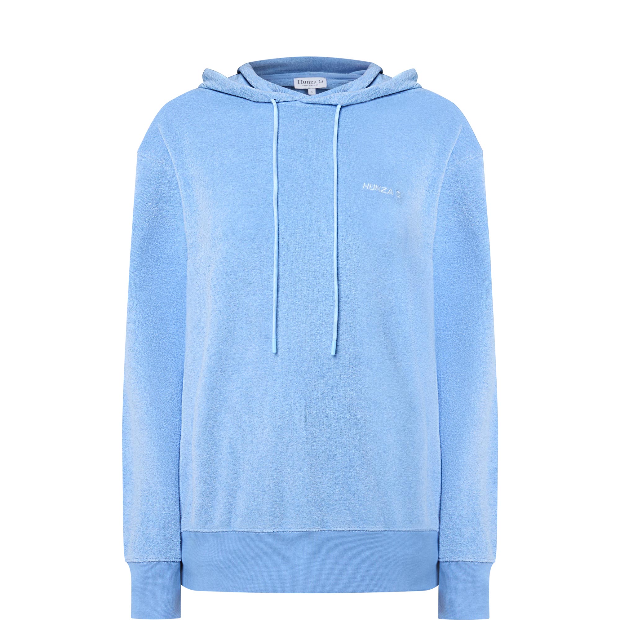 Towelling Drawstring Hoodie