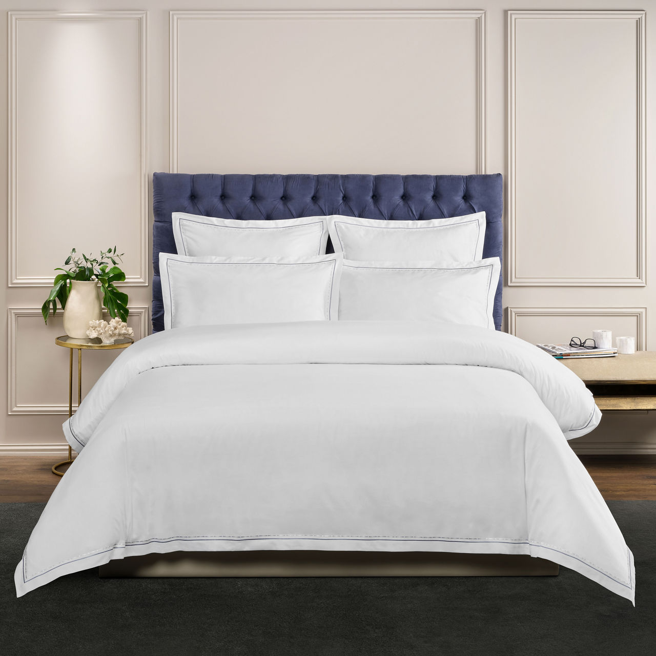 Amadora Duvet Cover White/Grey