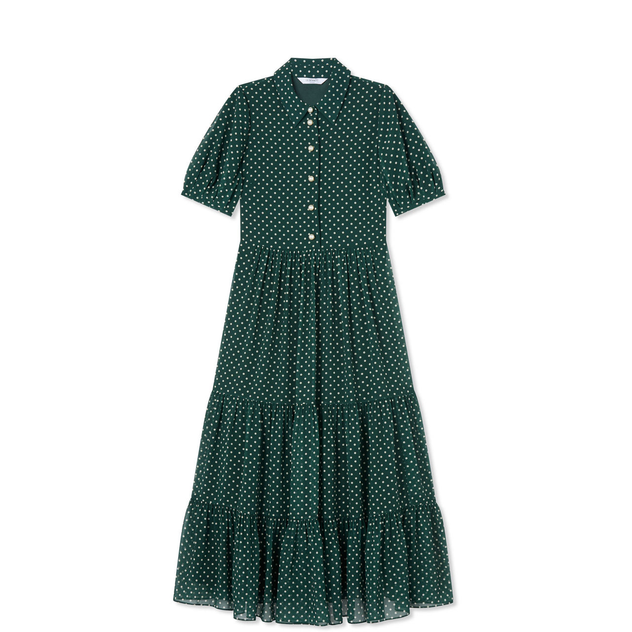 Rumi Dotted Shirt Dress