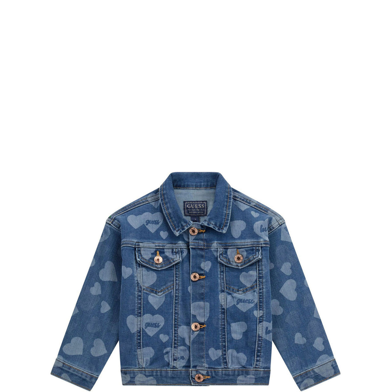 Heart Logo Denim Jacket