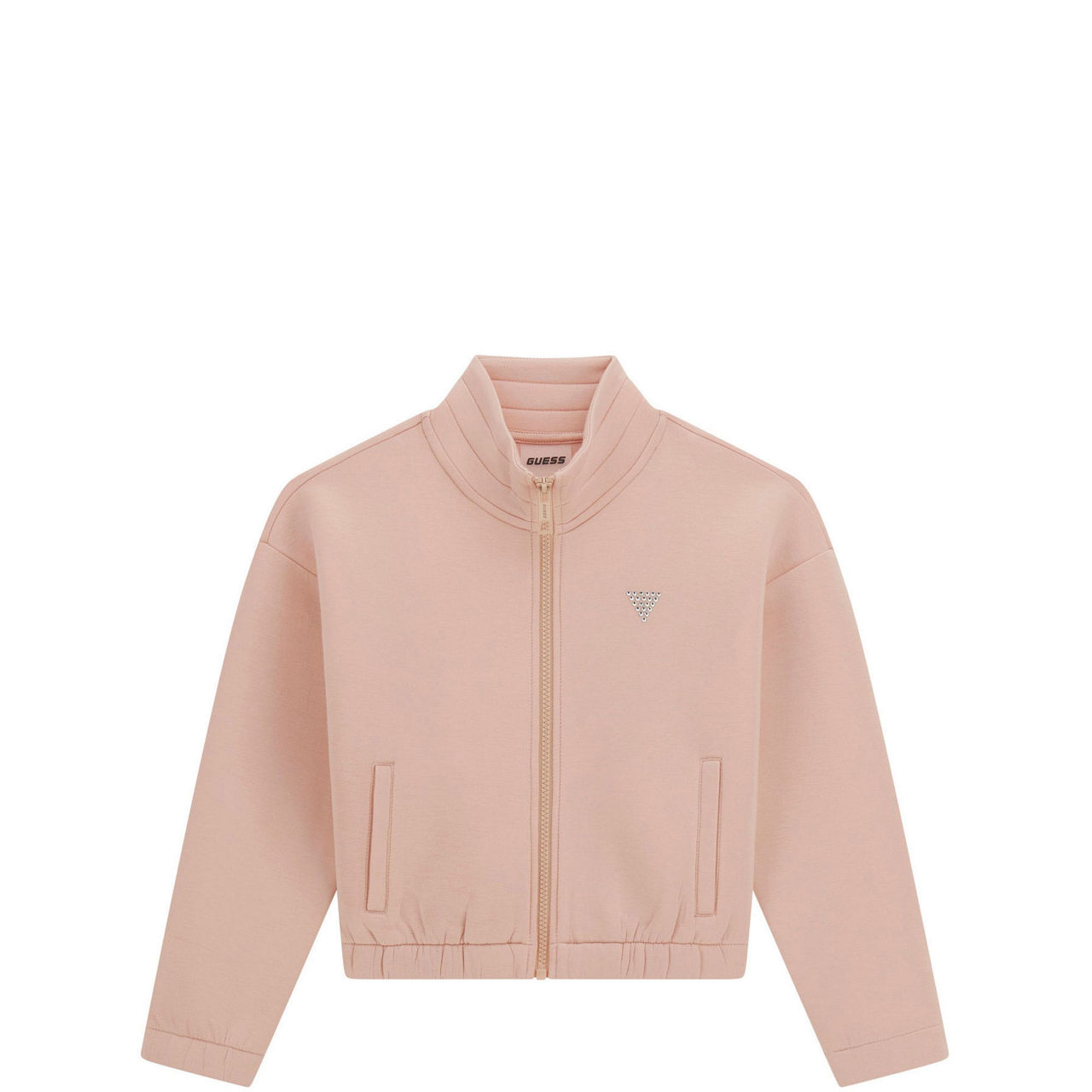 Active Embellished Logo Zip-Up Sweatshirt