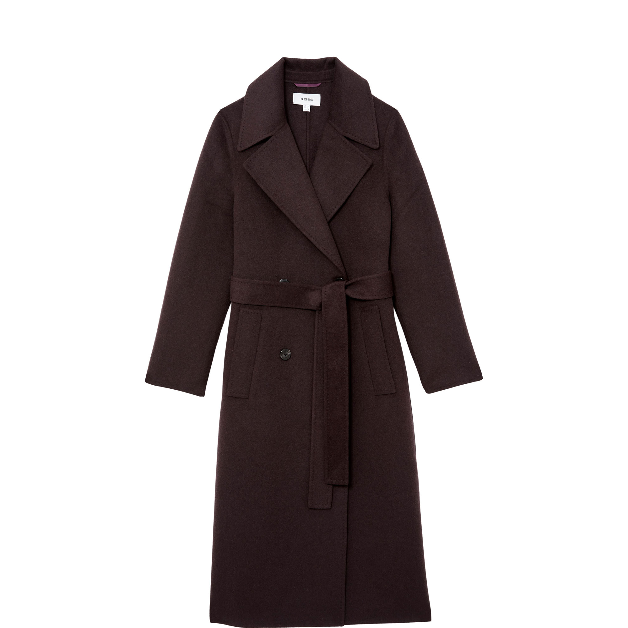 Rene Double-Breasted Blindseam Coat
