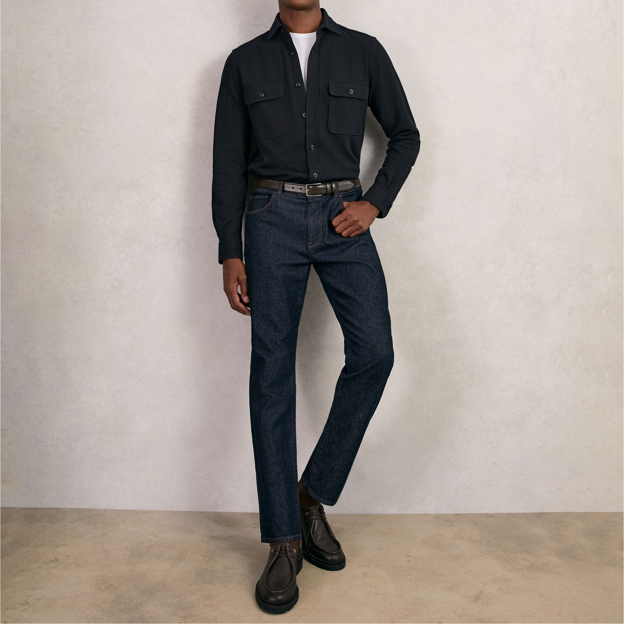 Forsithe Textured Twin-Pocket Overshirt