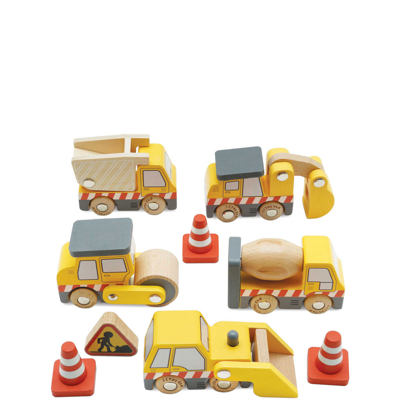 Construction Toy Cars, Trucks & Diggers Set