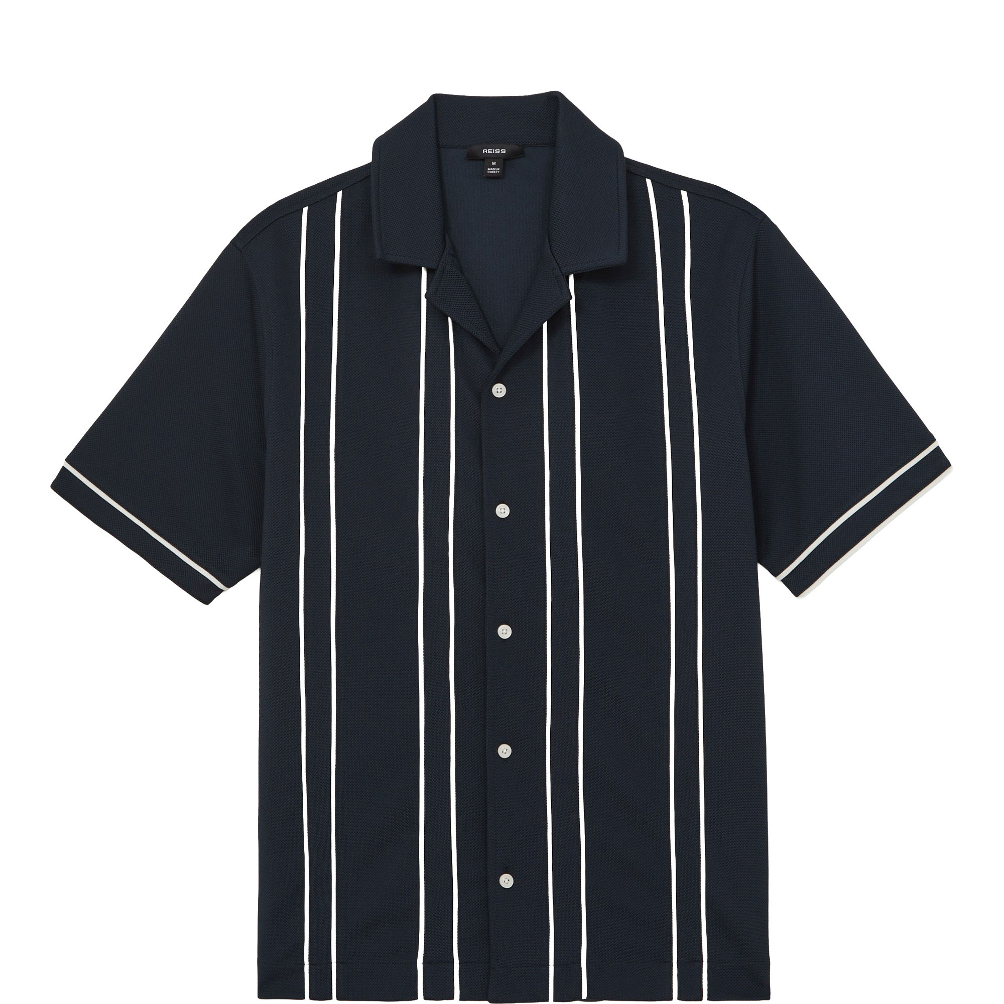 Sander Piped-Stripe Shirt