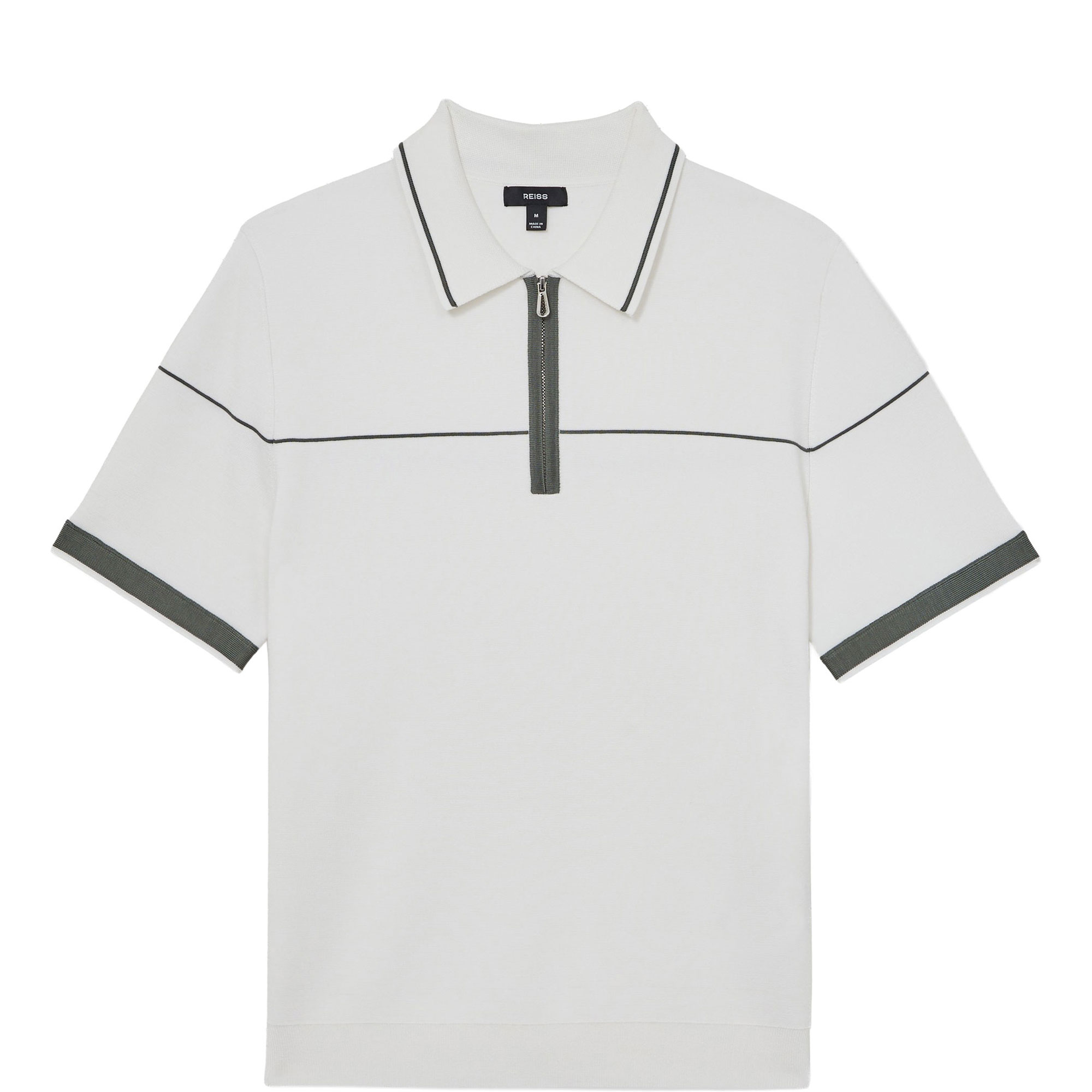 Bradford Half-Zip Tipped Polo Shirt