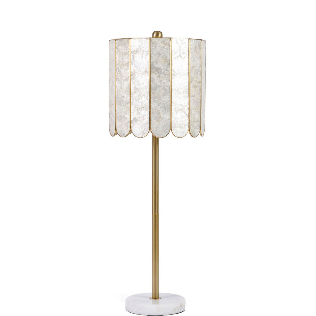 Mother of Pearl Style Buffet Table Lamp