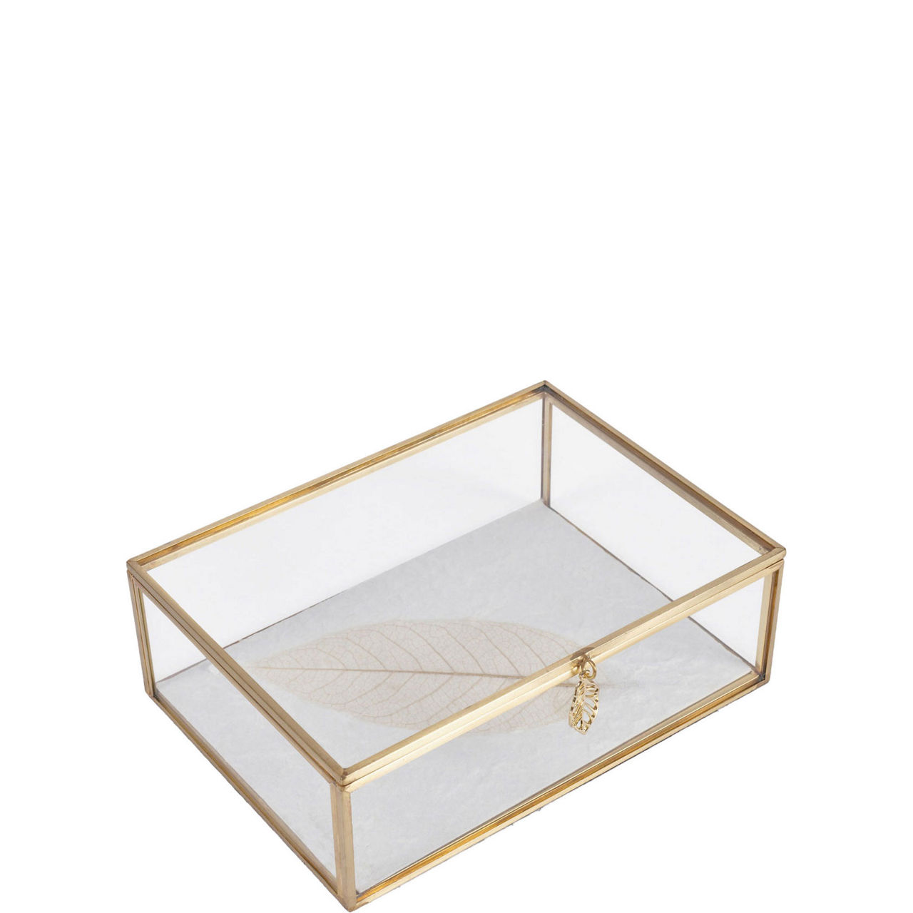 Leaf Glass Small Box
