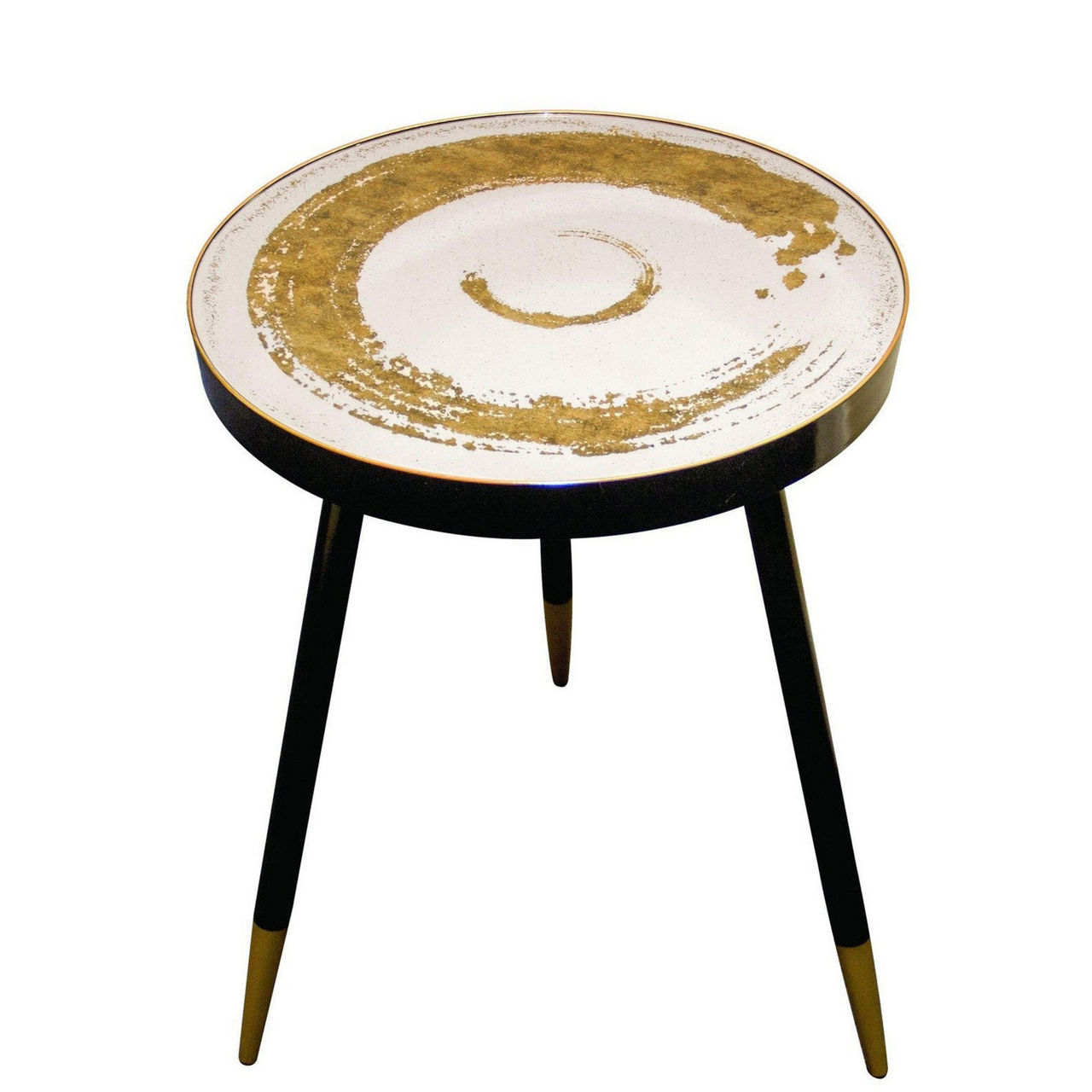Bellatrix Swirl Pattern Side Table
