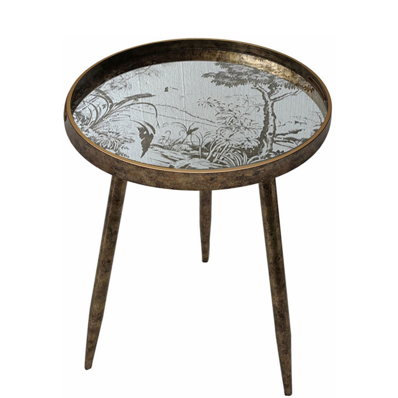 Japanese Garden Round Side Table