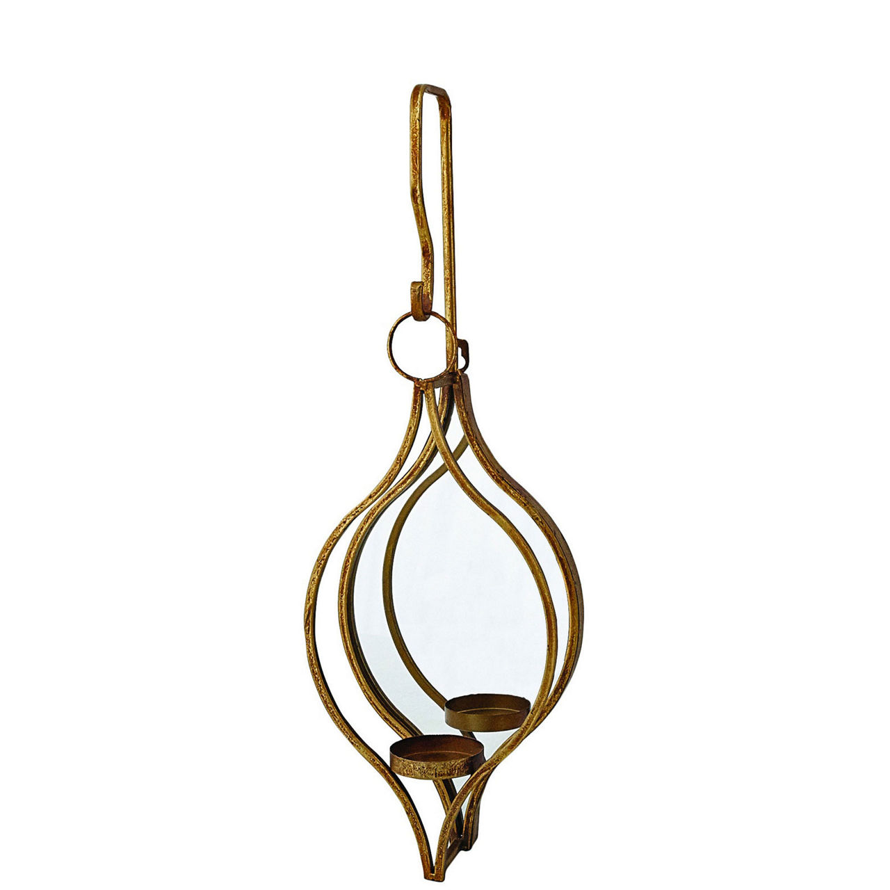 Ellie Mirrored Single Candle Holder