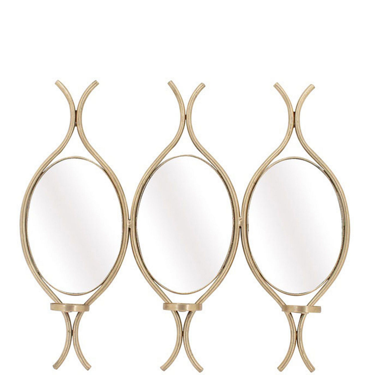 Claude Mirror Triple Wall Sconce