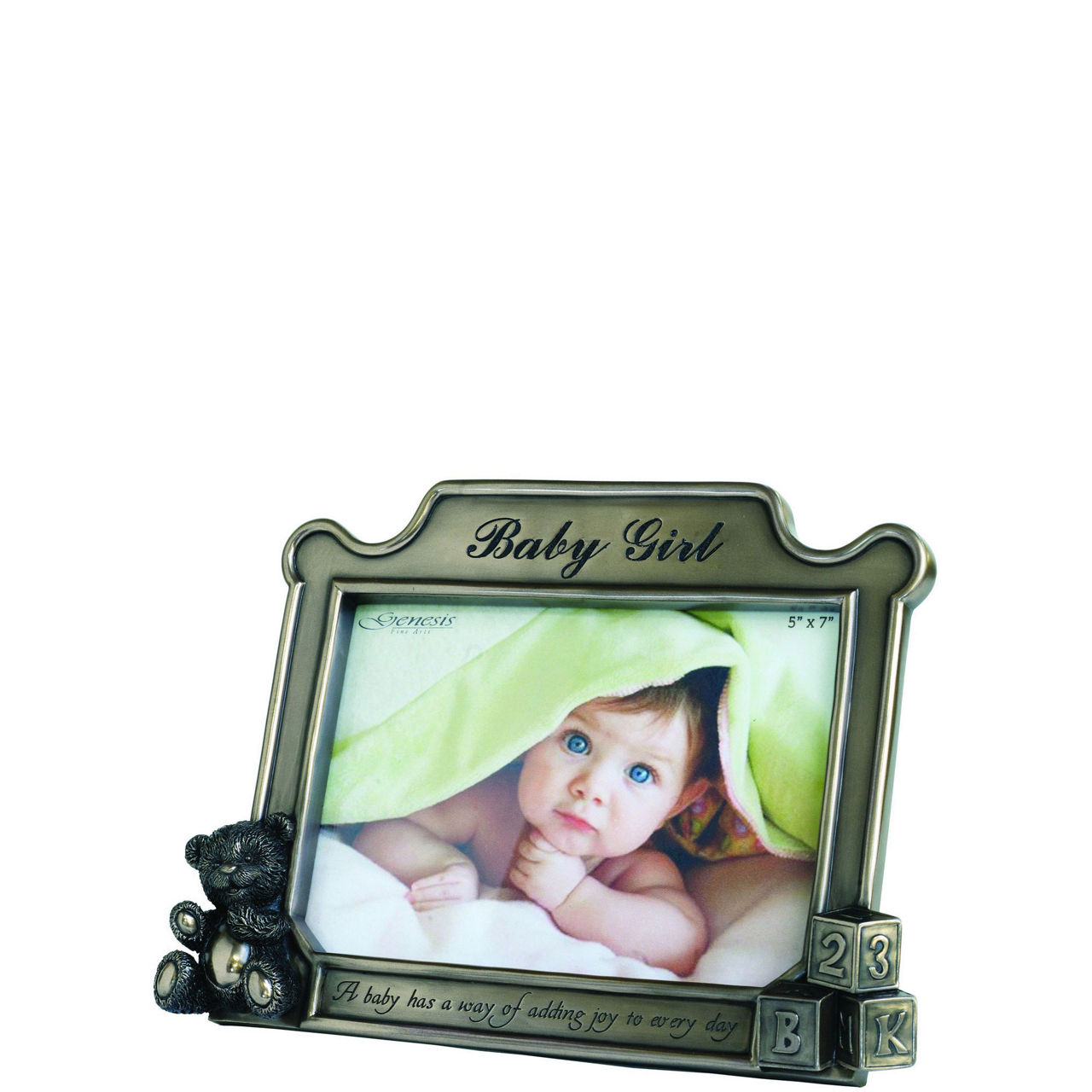 Baby Girl Photo Frame 5 x 7in