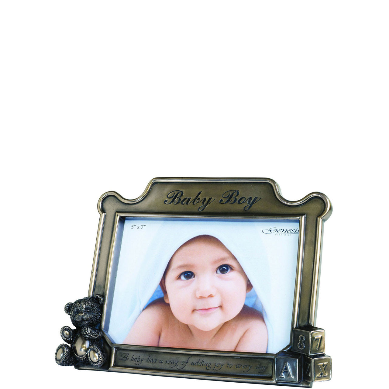 Baby Boy Photo Frame 5 x 7in