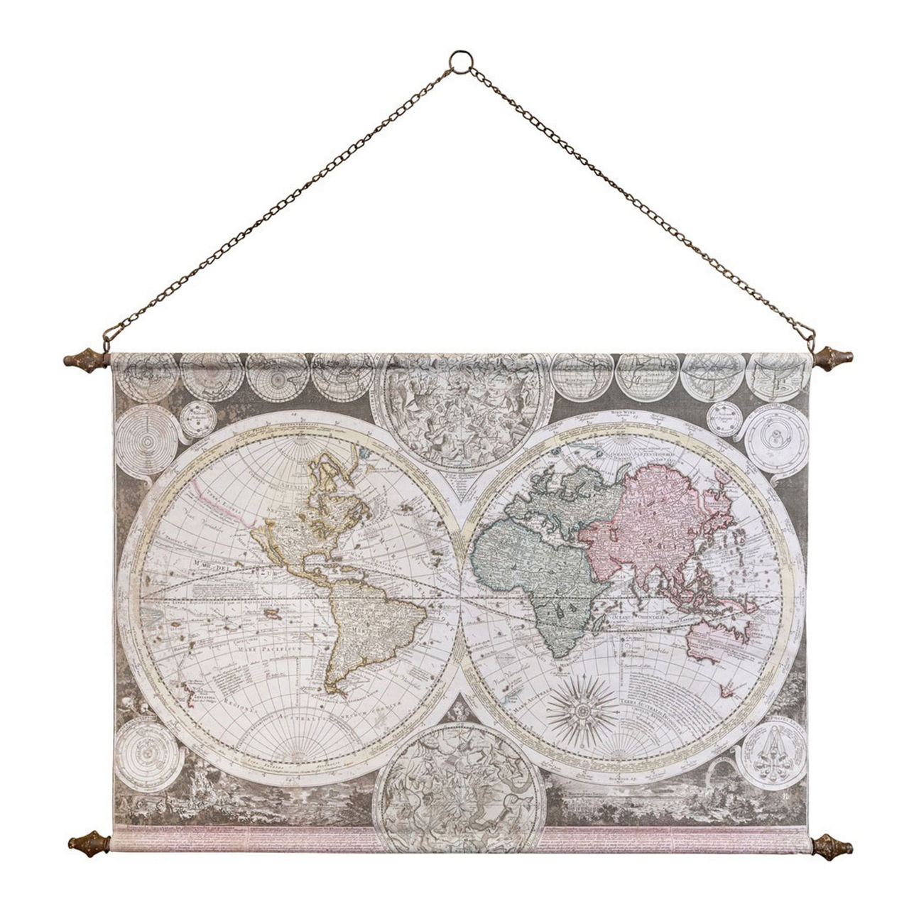 Hanging World Map Hanging World Map