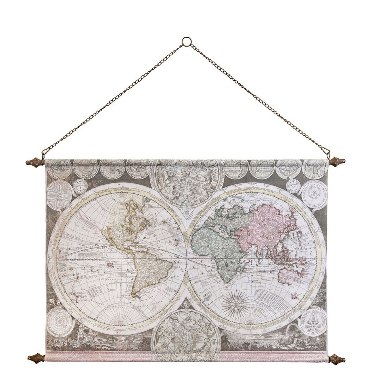 Hanging World Map