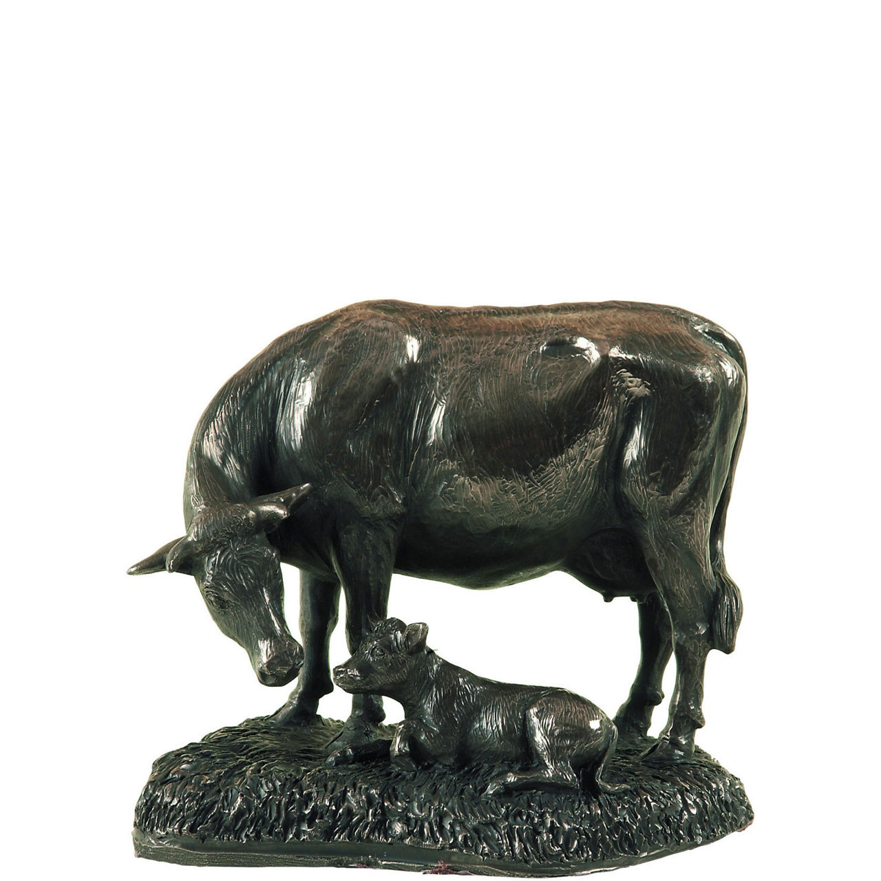 Cow & Calf Bronze Ornament