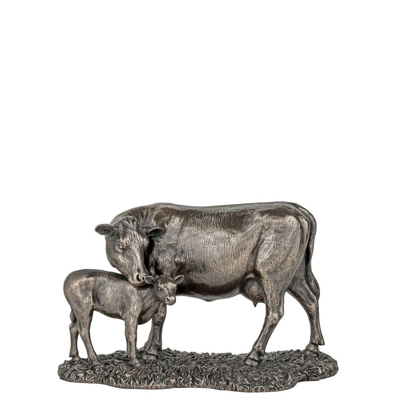 Cow & Calf Bronze Ornament