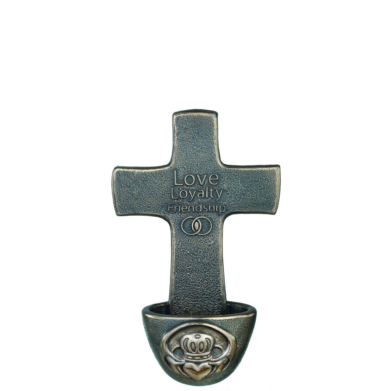 Claddagh Bronze Holy Water Font