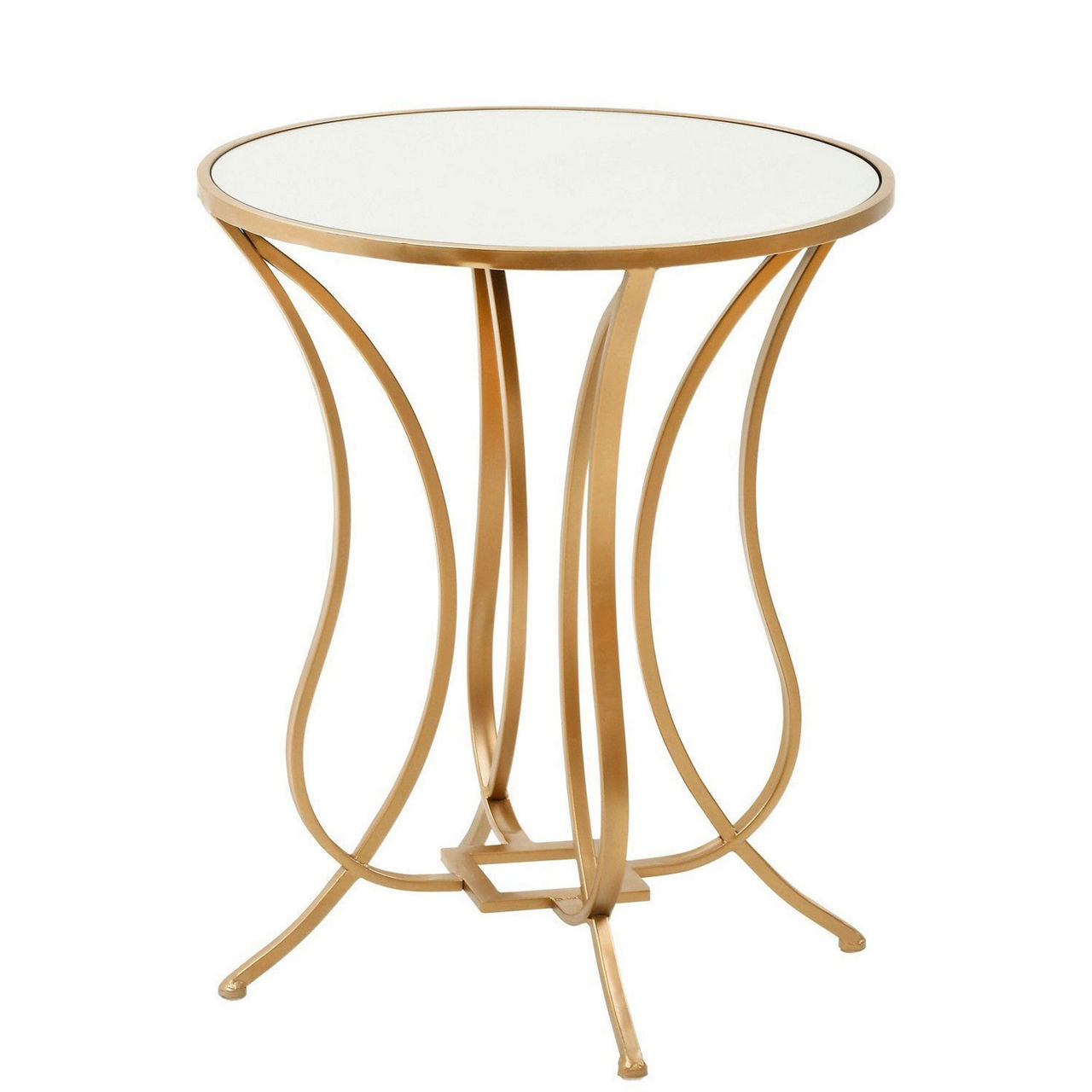 Talia Mirror Top Lamp Table