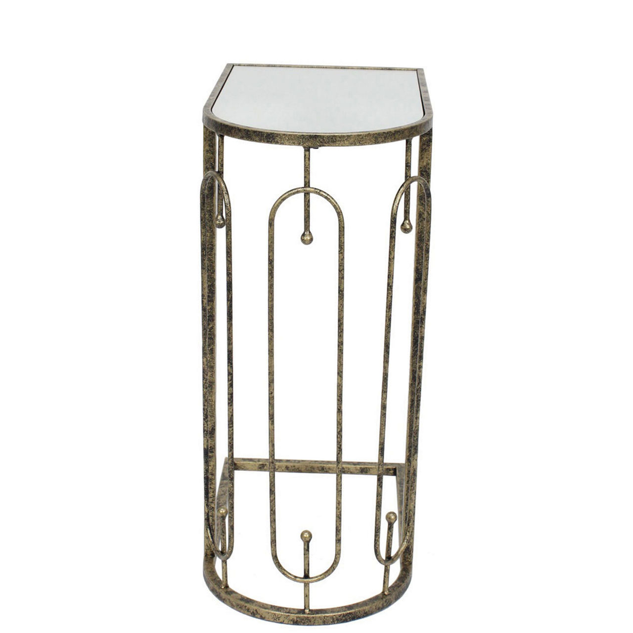 Estela Mirrored Sofa Side Table