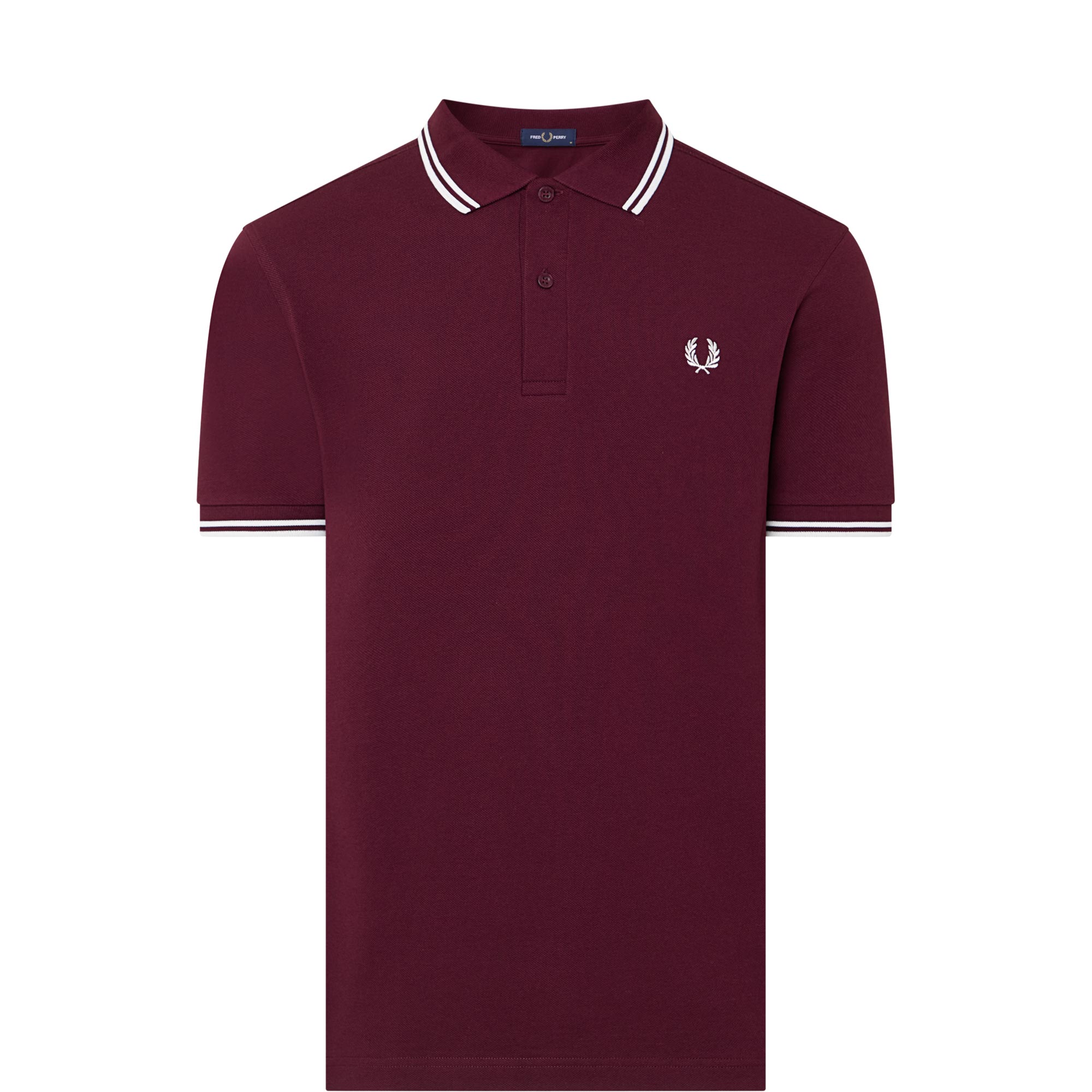 Laurel Logo Twin Tipped Polo Shirt